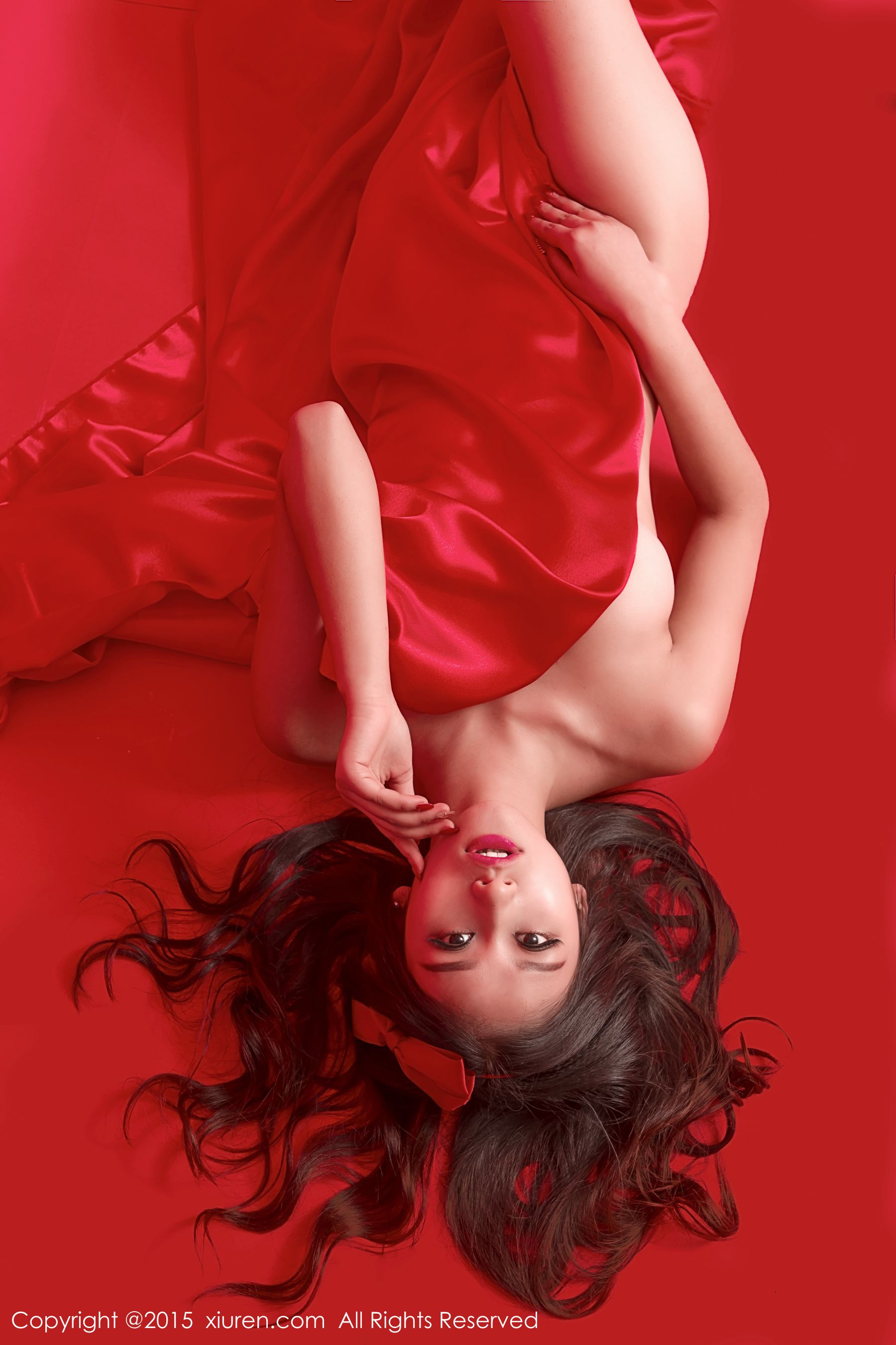 Sister Shi Yu's Red Background Theme Xiuren No.282