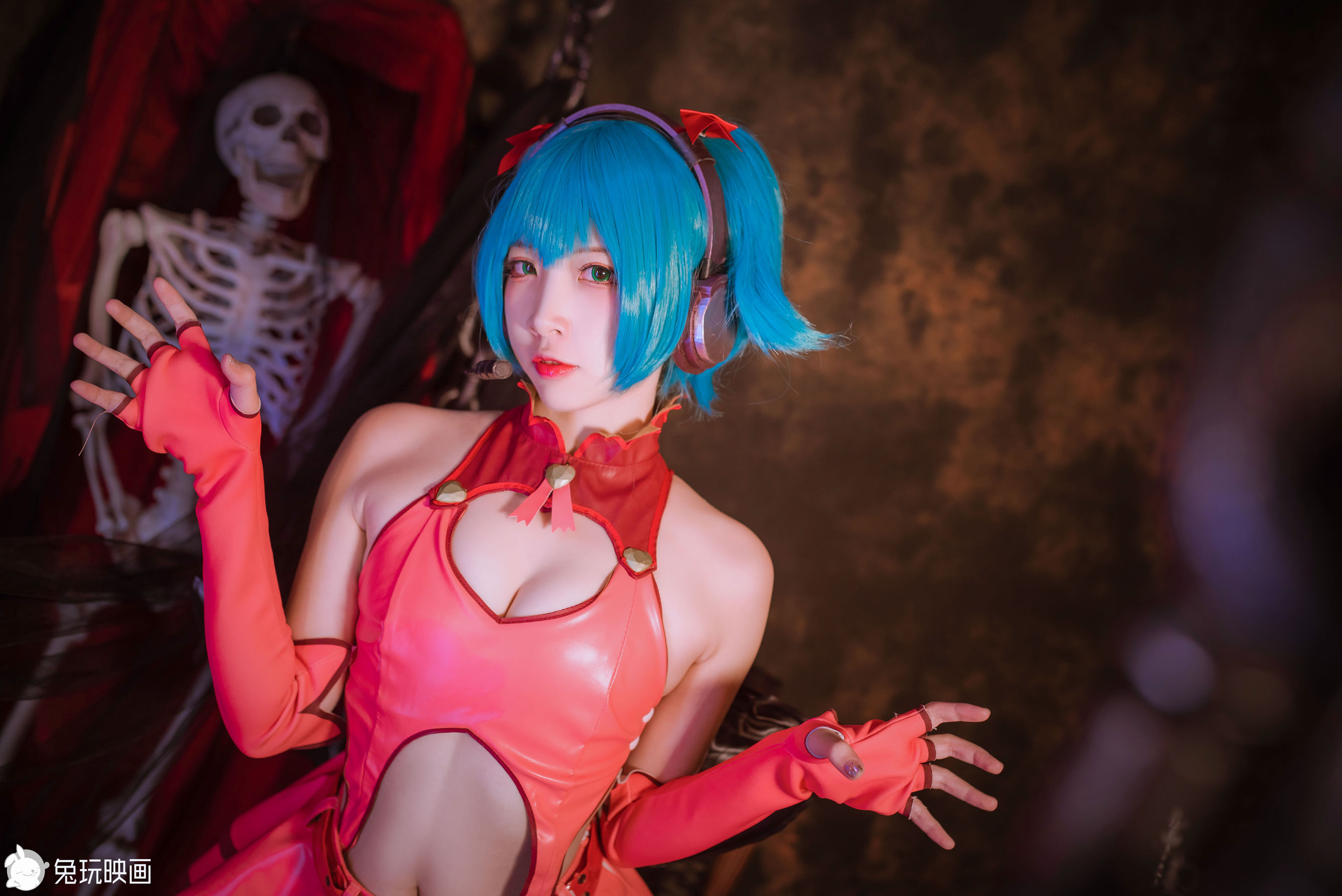 Rabbit Playing Paintings -Chong Little Demon