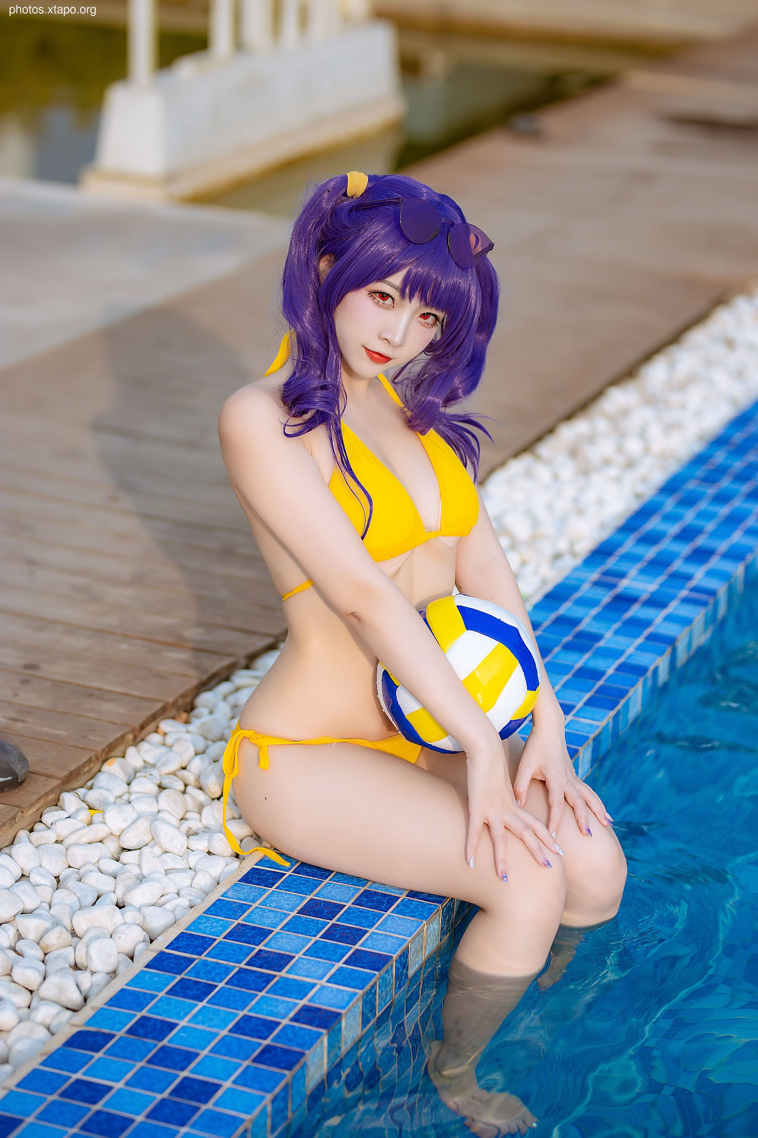 Erzuo Nisa Blue Bora Swimsuit 20p-364MB