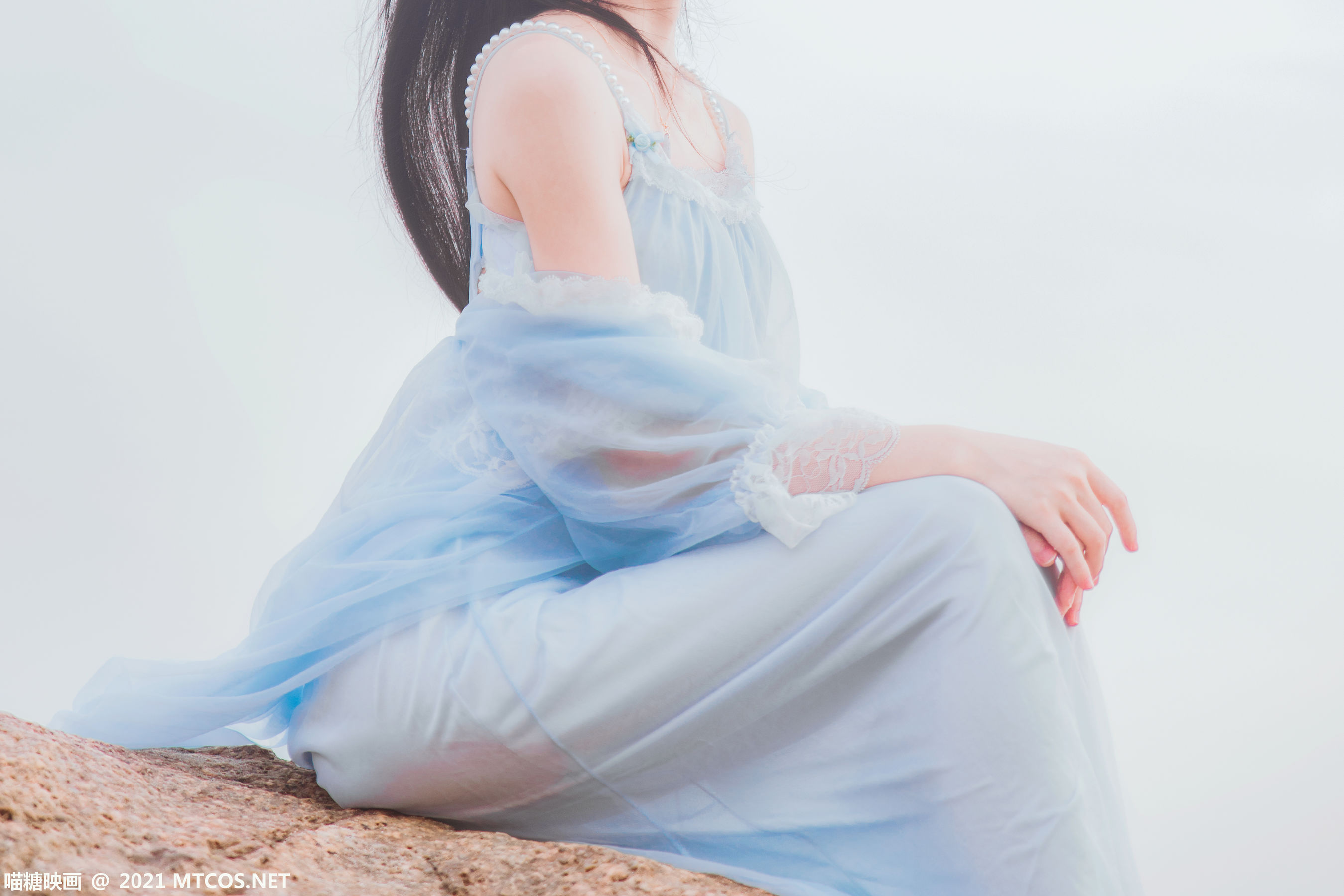 Meow Sugar Scales VOL.380 Seaside long skirt