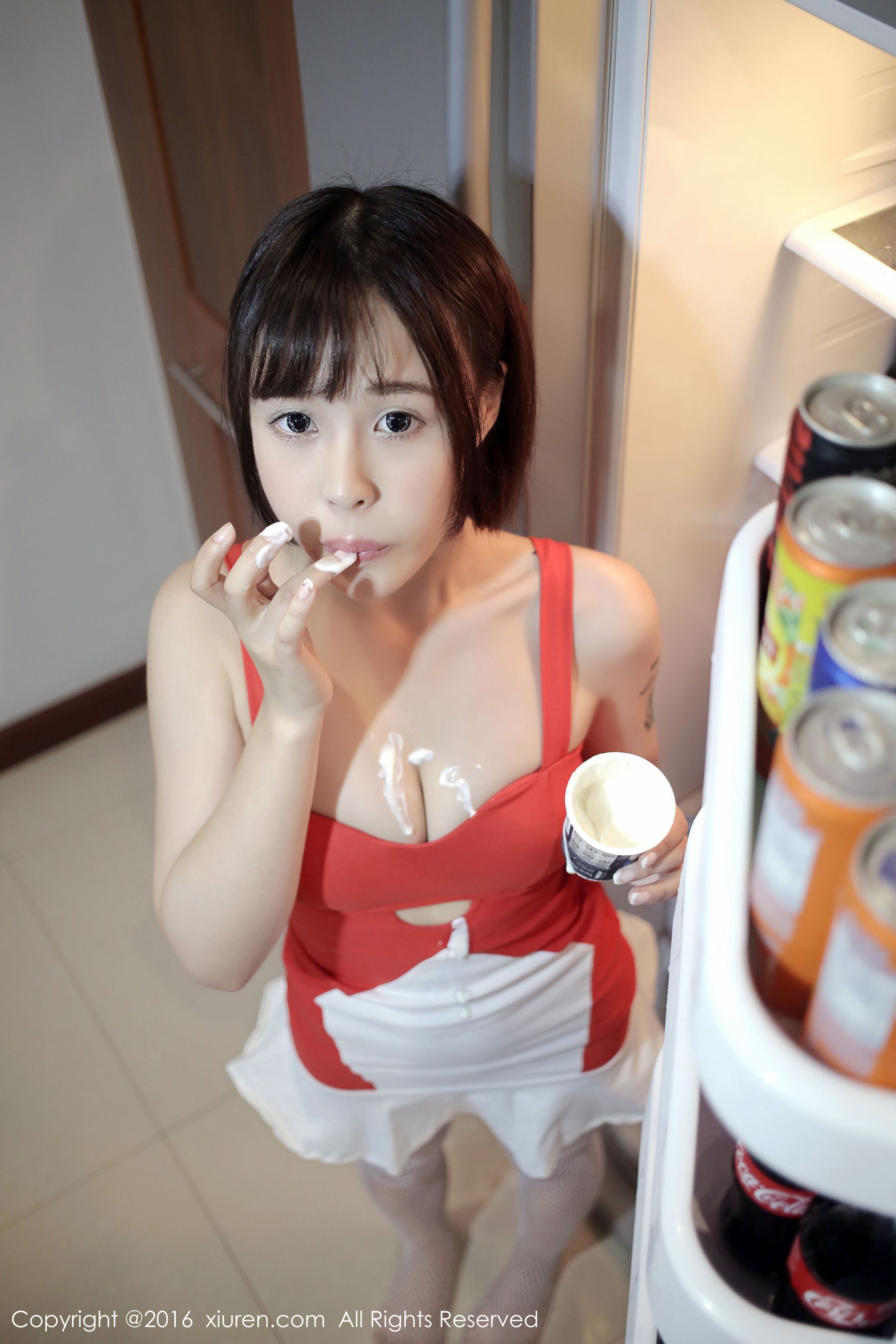 Evelyn Elli Little Red Skirt Xiuren Xiiren No.665