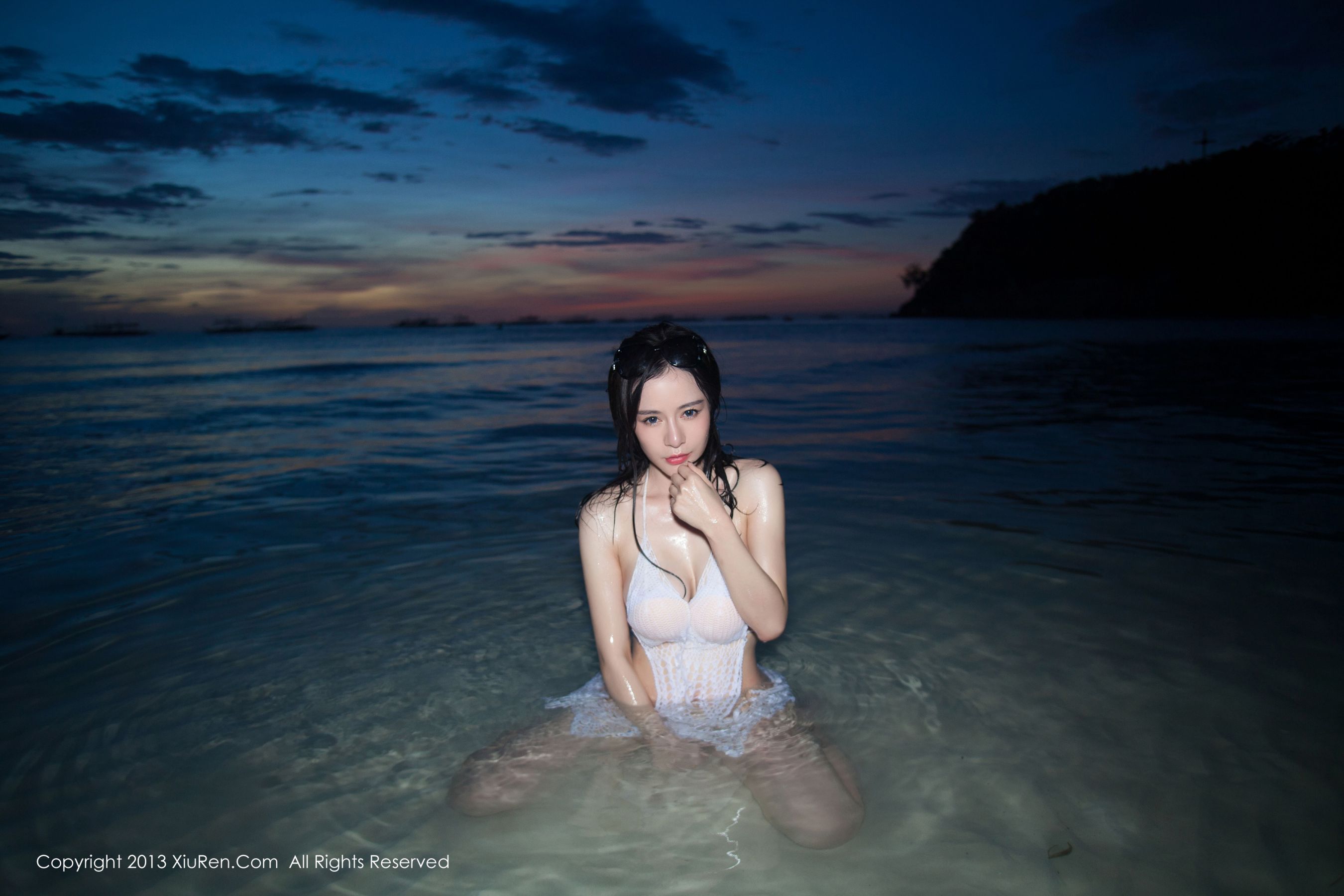 nancy small -seaside beautiful Bikini series Xiuren No.069