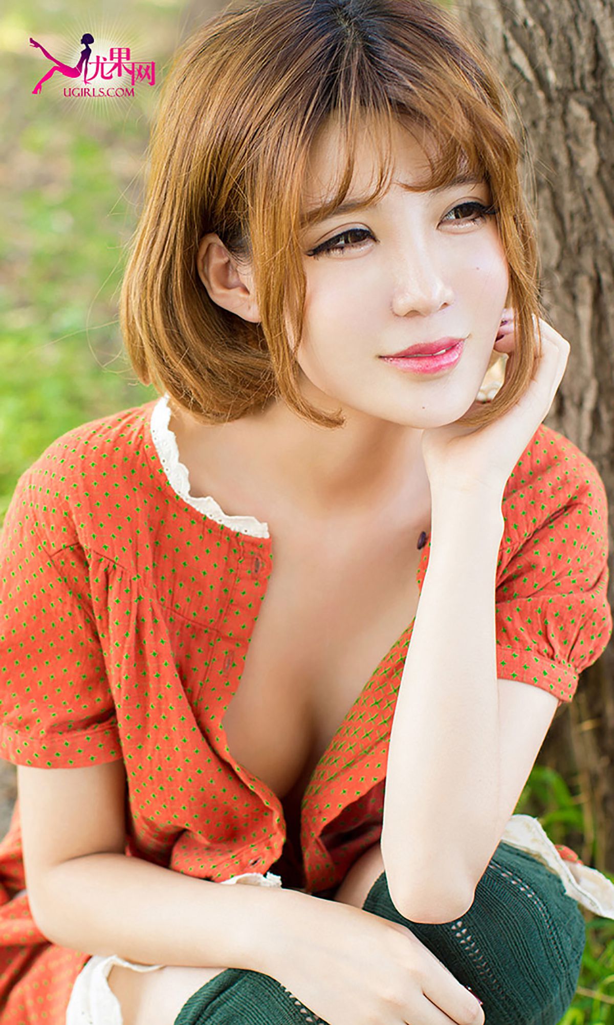 Ling Zixin ALIN The Sunshine Smile Face on the Edge Aisu Ugirls No.054