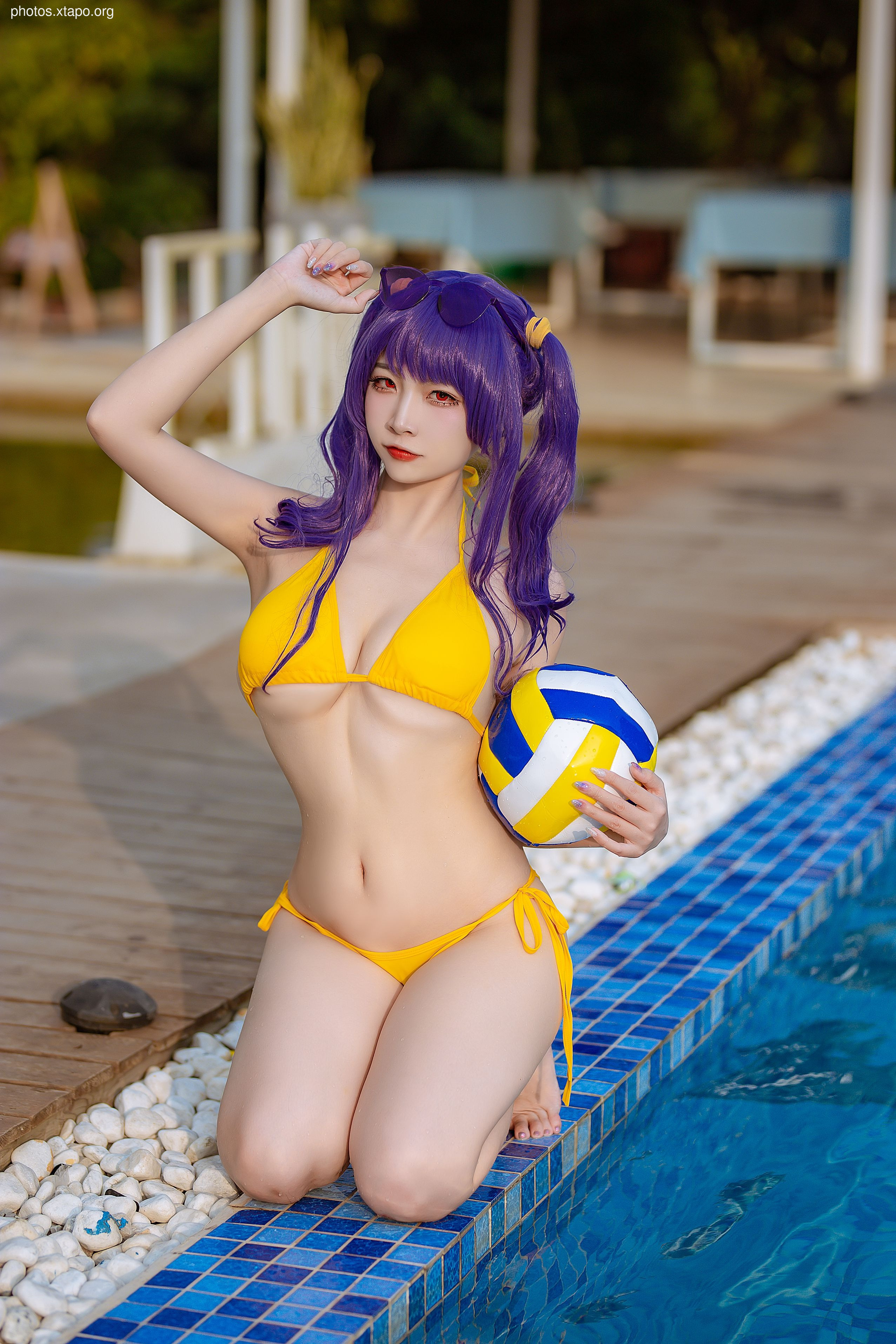 Erzuo Nisa Blue Bora Swimsuit 20p-364MB