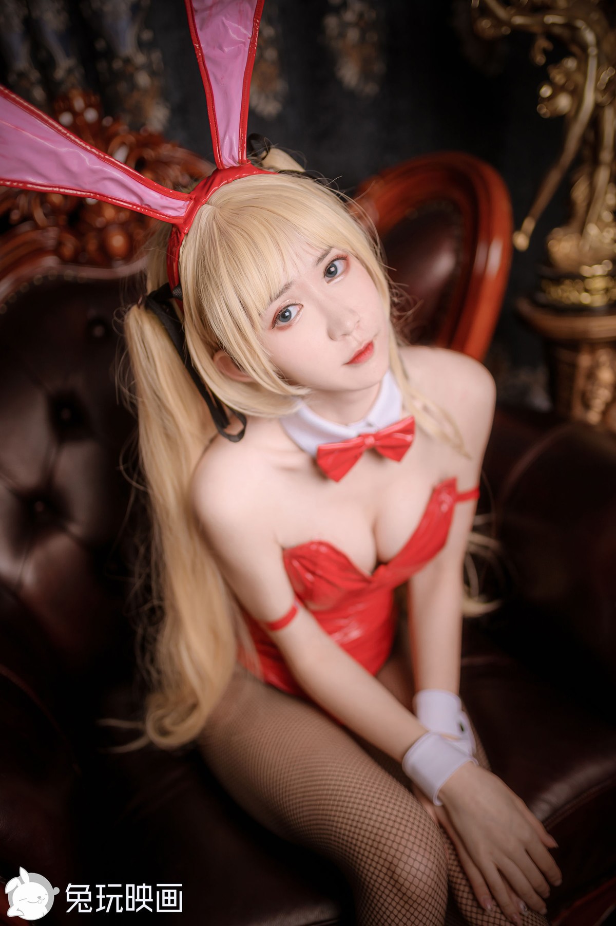 Rabbit Play Movie Cosplay Bunny Girl Red and Black