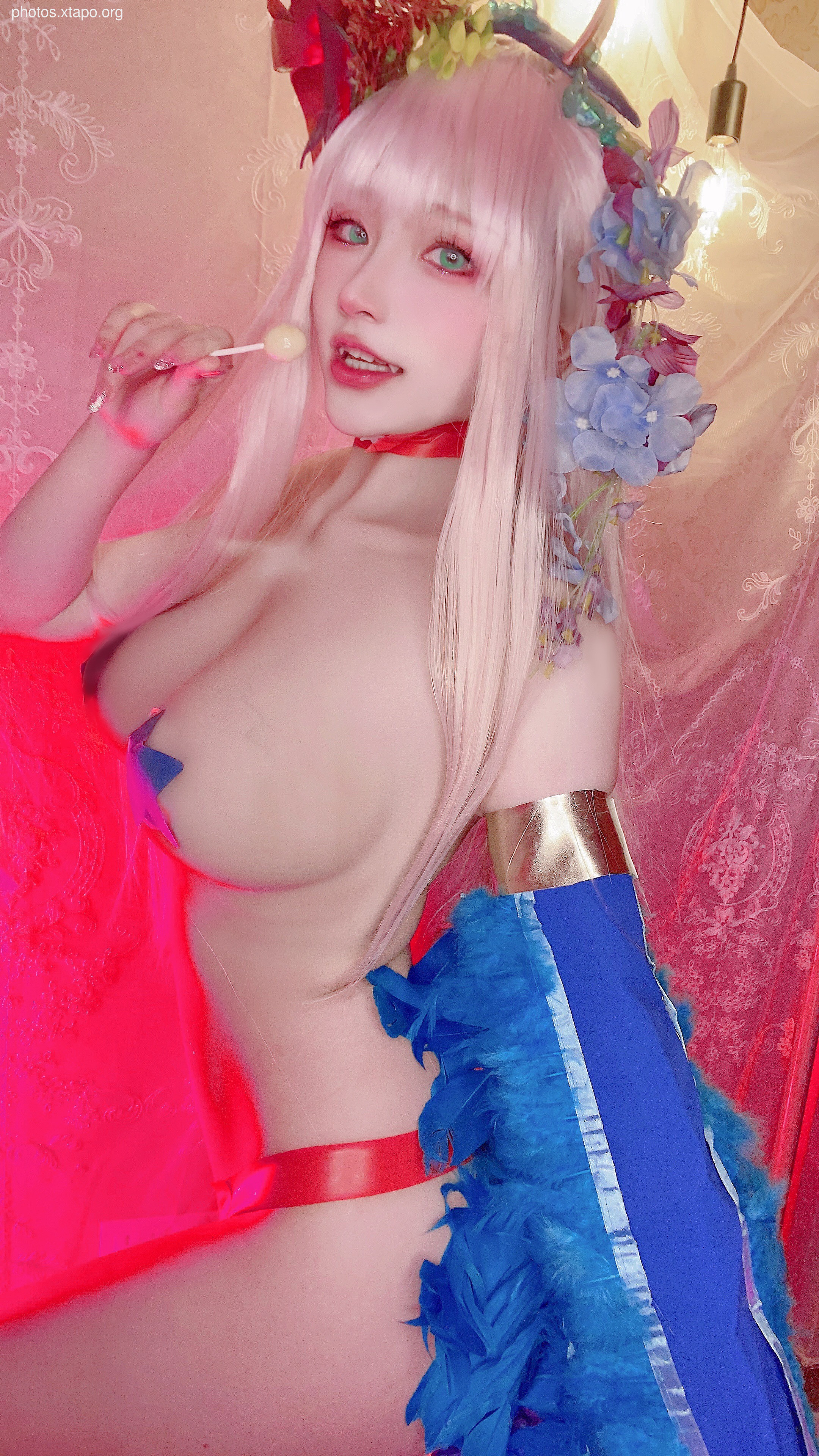 Cheese block -02 Selfie three sets of clothing