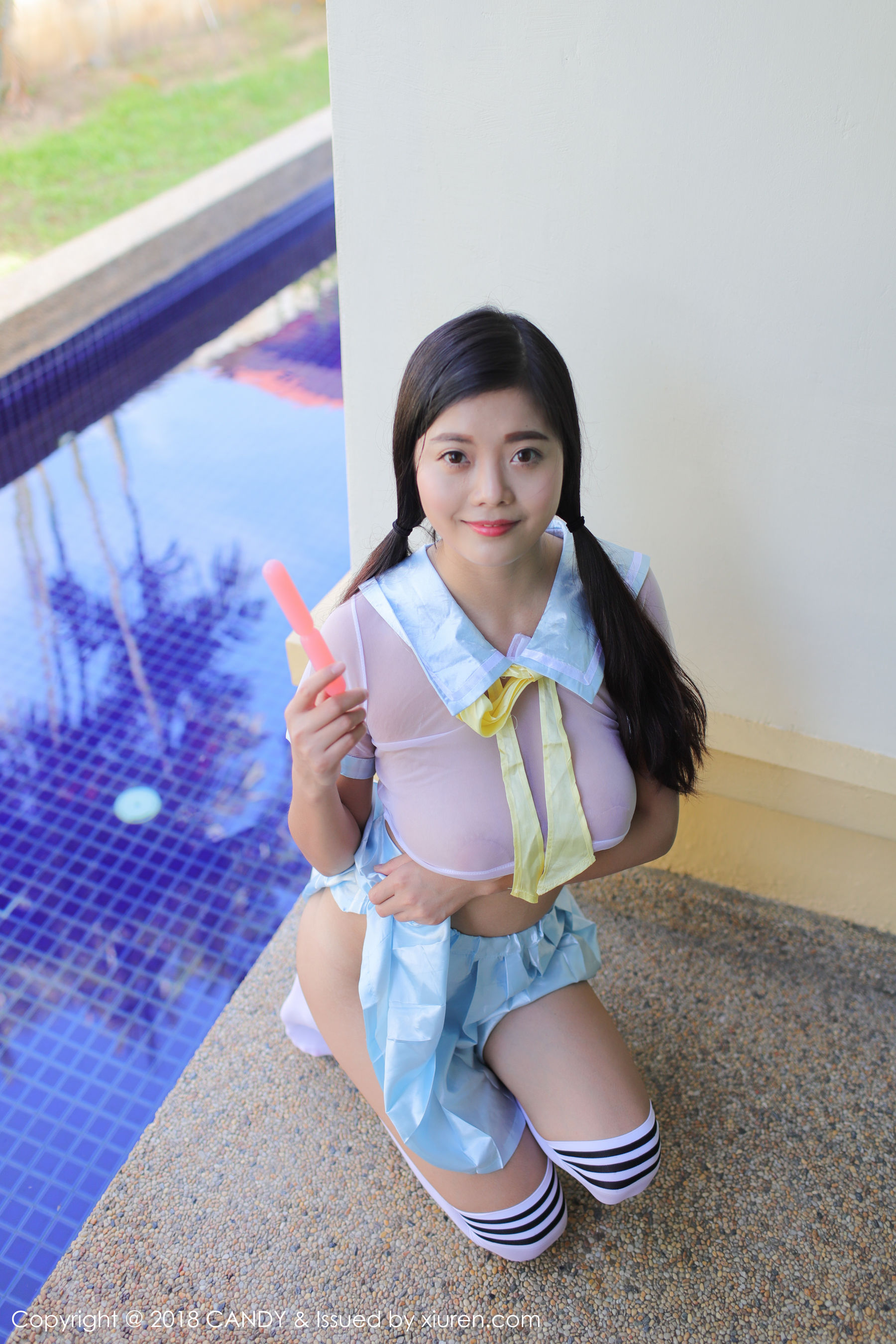 Mieko Lin Mei -k Sexy Belly BoardPerspective Student Clothing Net Red Pavilion Candy Vol.057