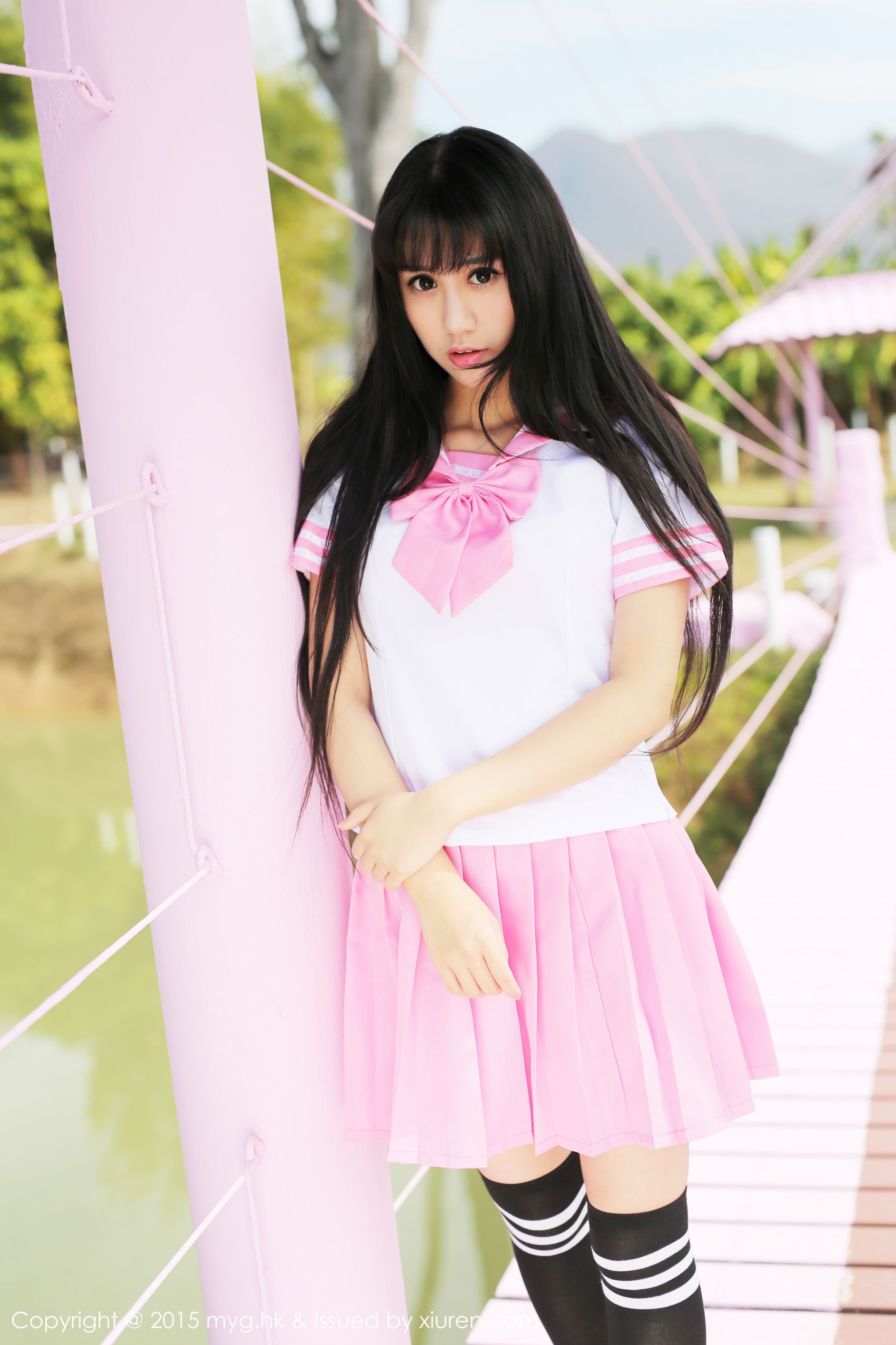 Yang Xiaoying's Pai County, Thailand school uniformhot pantsunderwear Meiyuan Pavilion Mygirl VOL.099