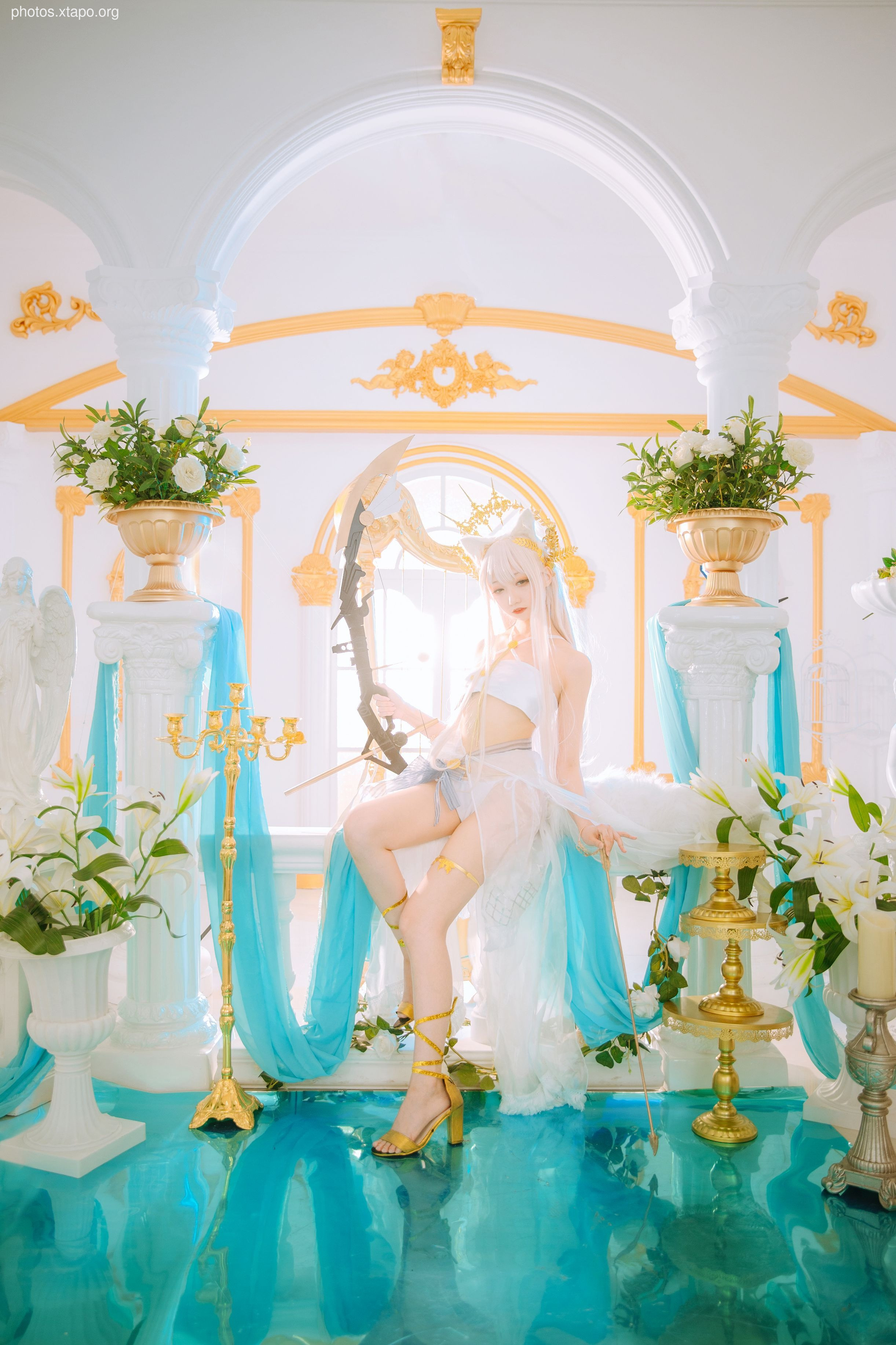 Ono Temple sweet potato Platinum swimsuit