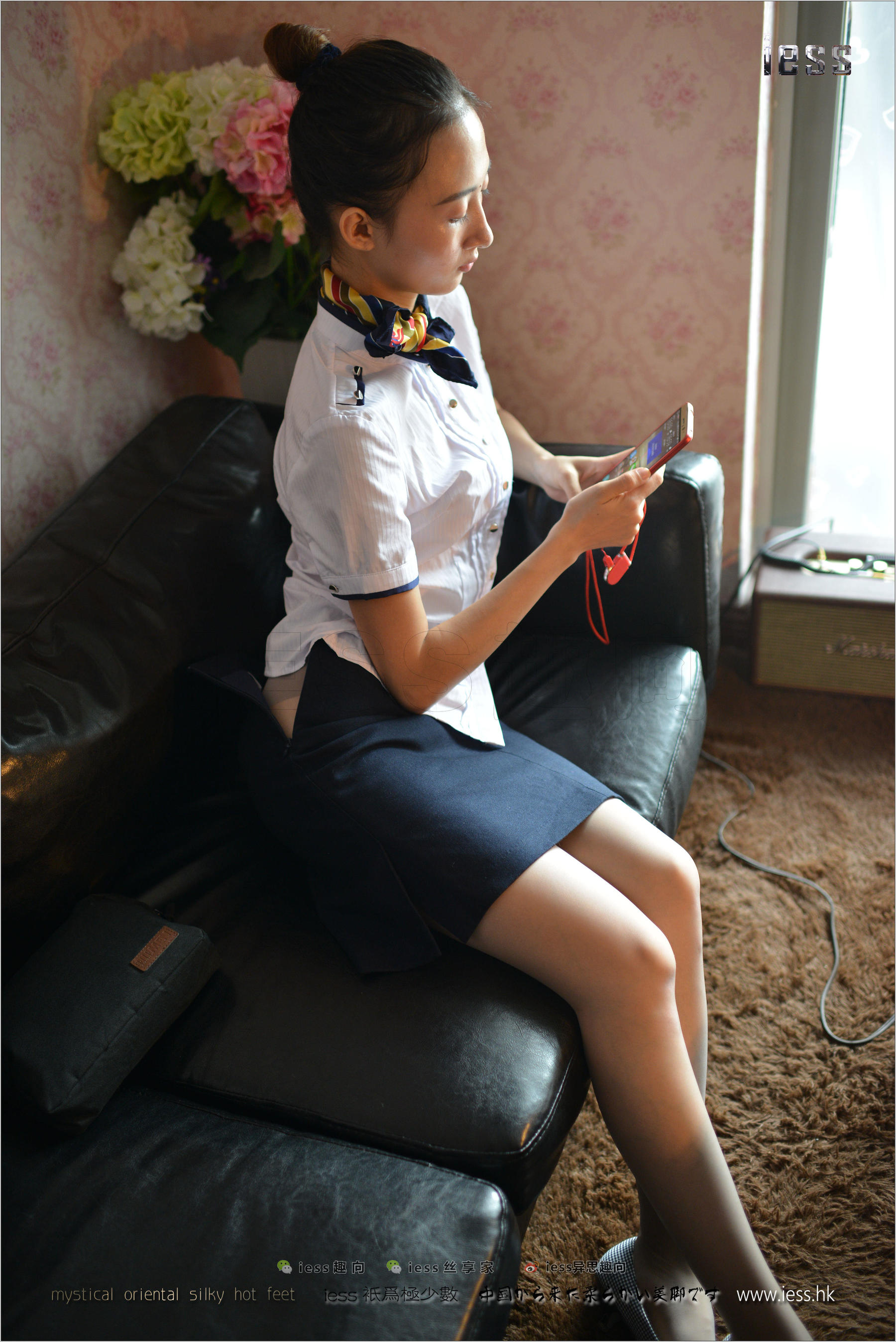 Silk Foot Bento 135 New Model Momo Gray Silk OL in flat shoes IESS is thinking about