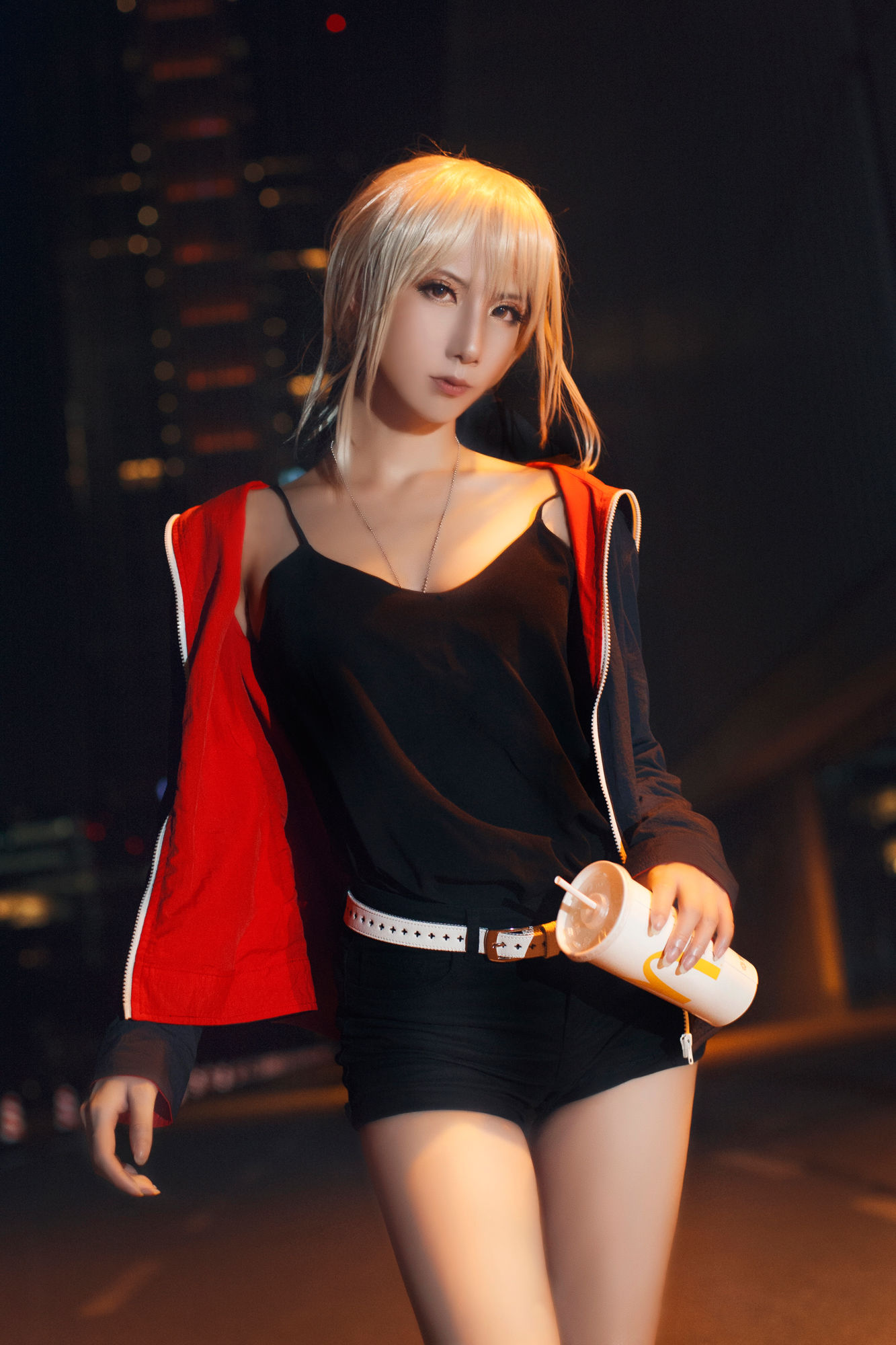 Net Red Coser Photo Half half & amp; Sophie Sophia -Black Zhen 2