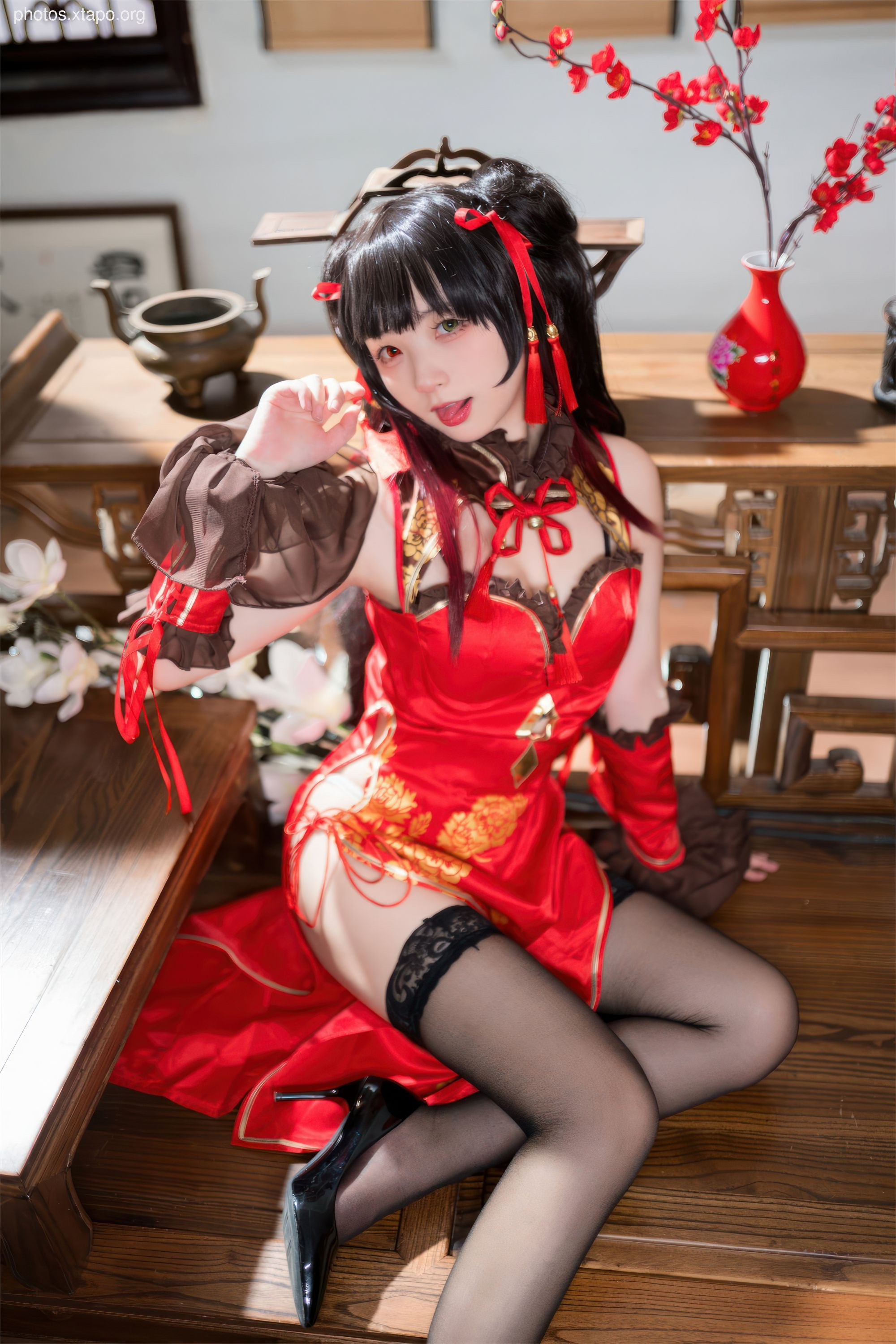 Flower Bell Tokisaki Kurumi Cheongsam 66P