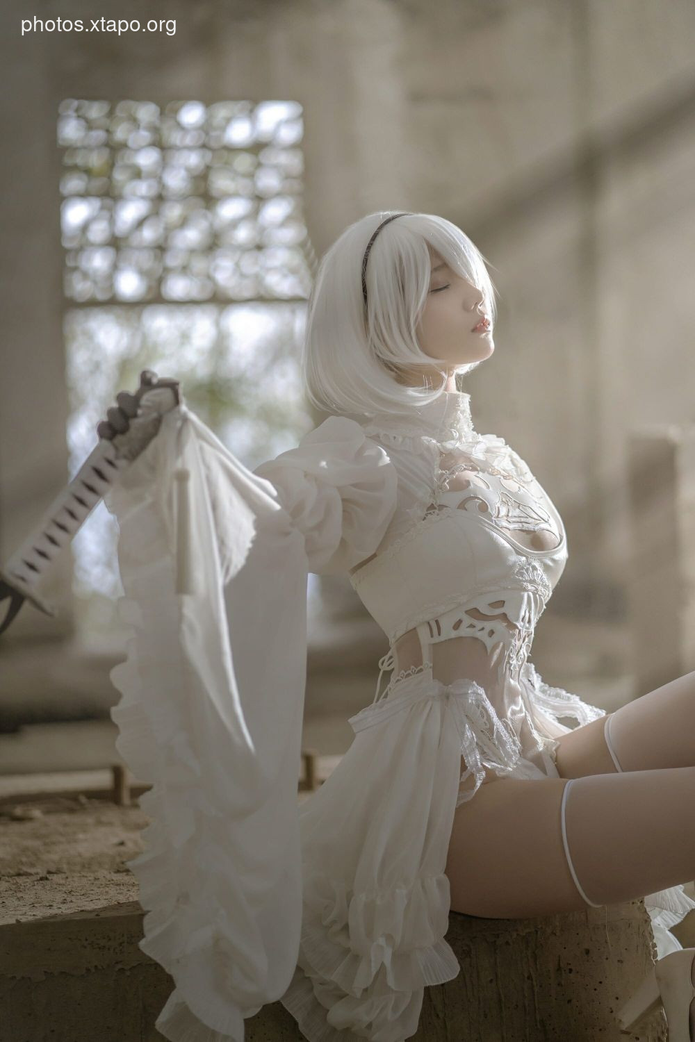 Kagami-chan-kimono, dress, Hill, Mash, 2B white wedding dress, Ghost Sword and Wind Chime Princess [95P]