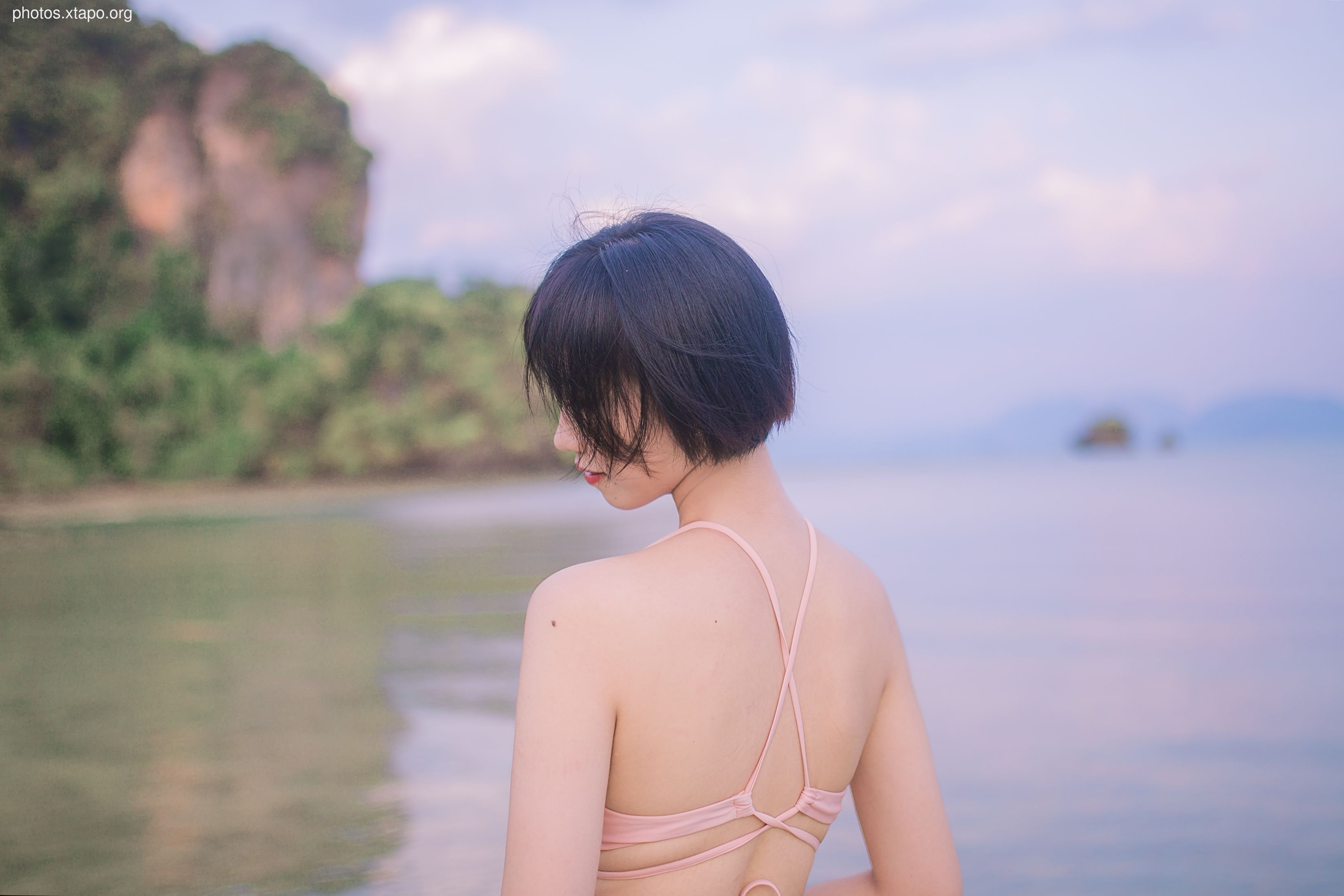 No.020 pink swimsuit 30p-235MB