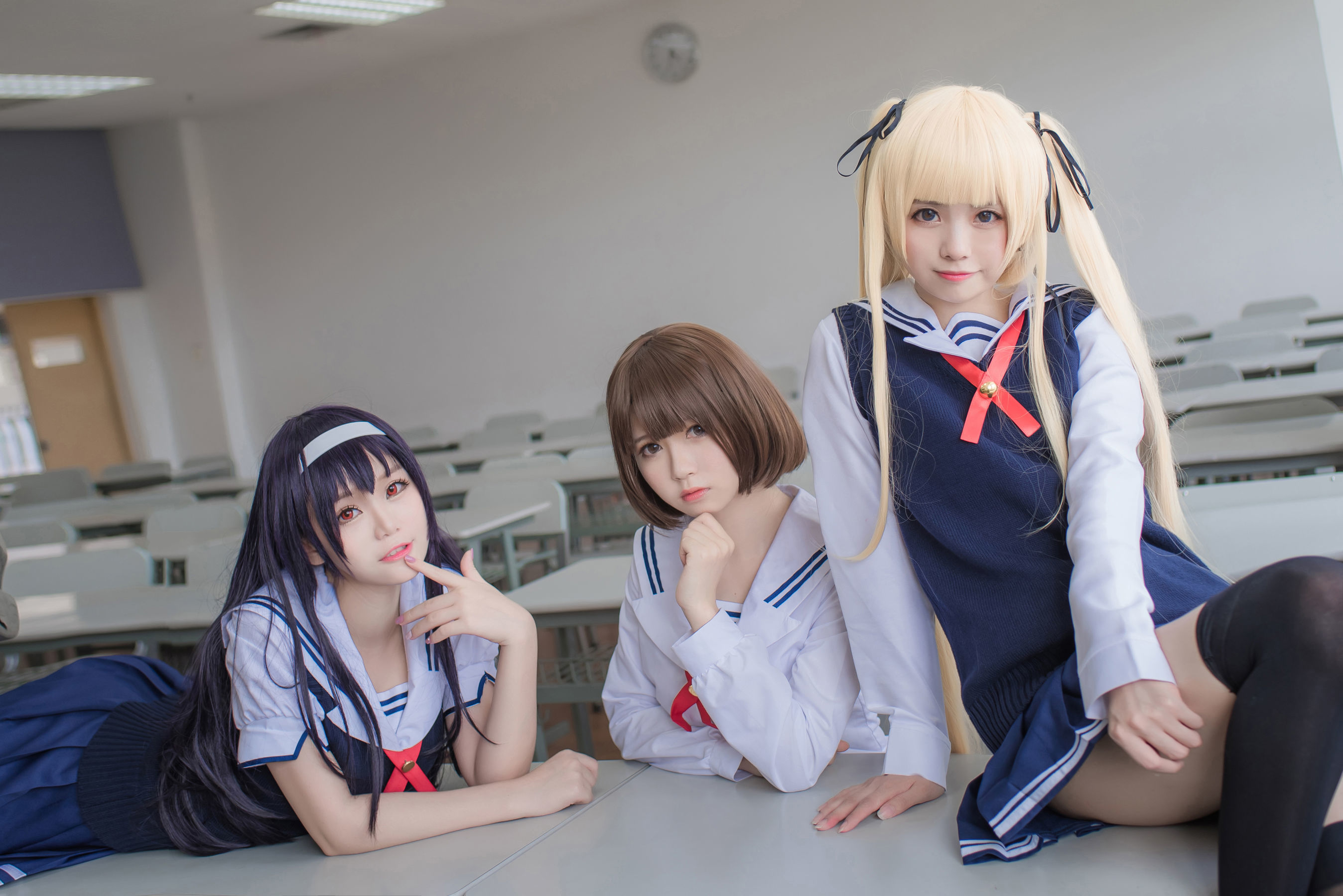 Loli cos Platinum Saki -School Uniform