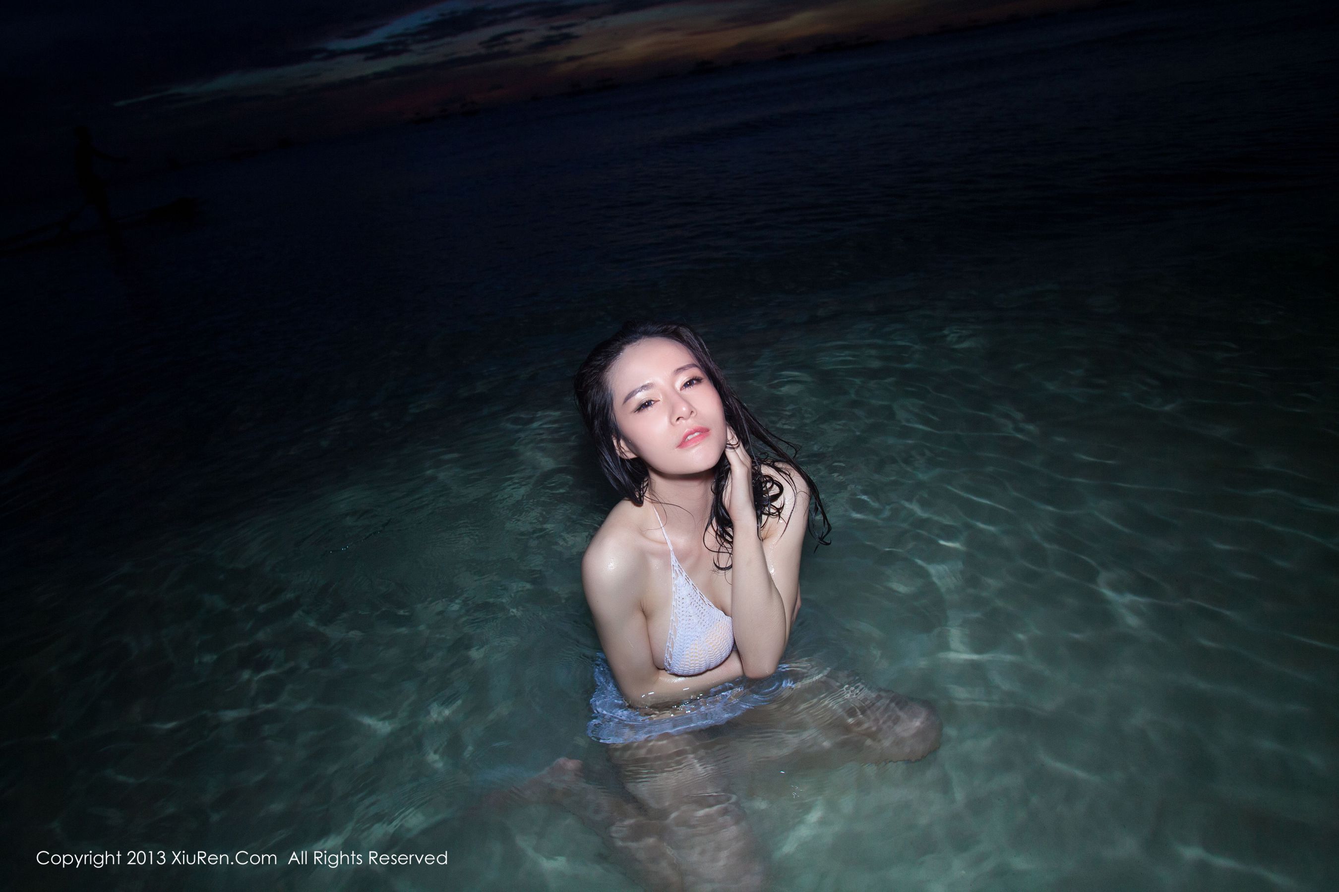 nancy small -seaside beautiful Bikini series Xiuren No.069