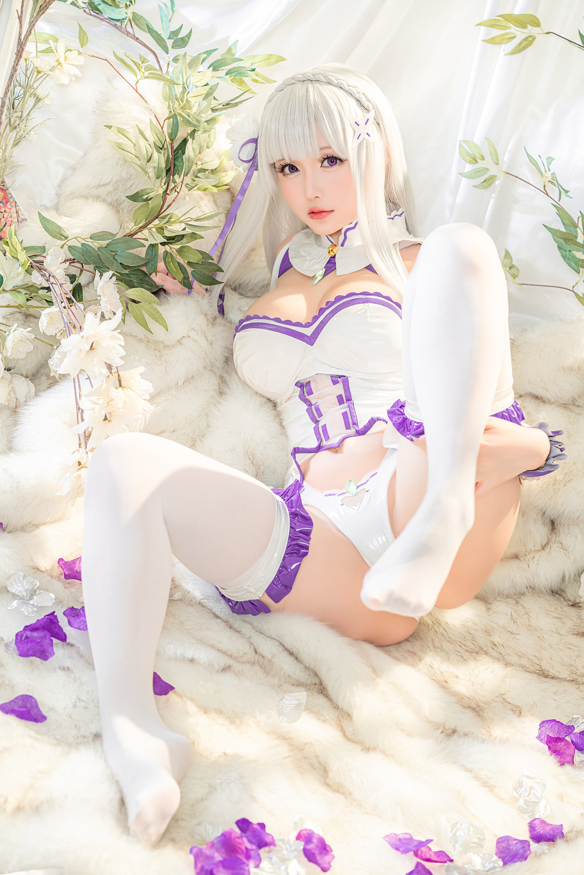 Hoshilily Miss Star Chichi Cosplay Emilia