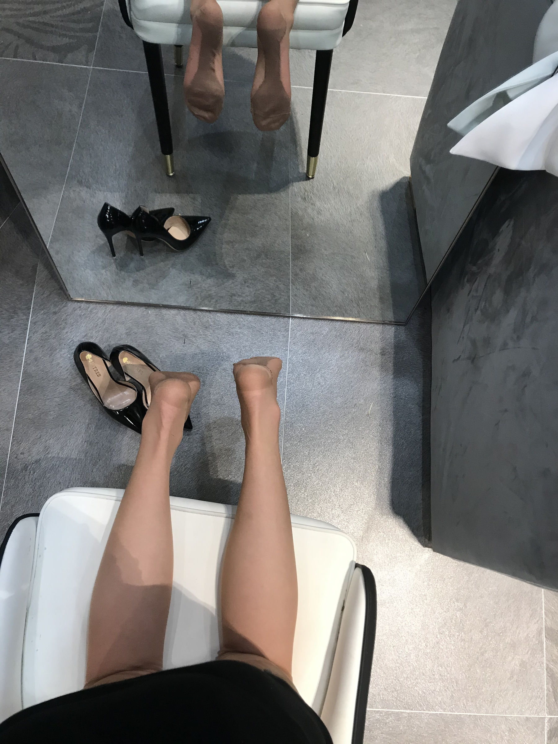 Welfare COS Silk Foot blogger Elk_Monroe 2020.04.09 peach meat hanging socks