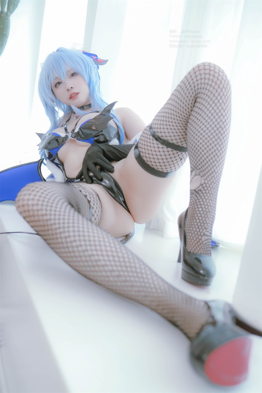 Cosplay Nyako Miaozi Genshin Ganyu Succubus