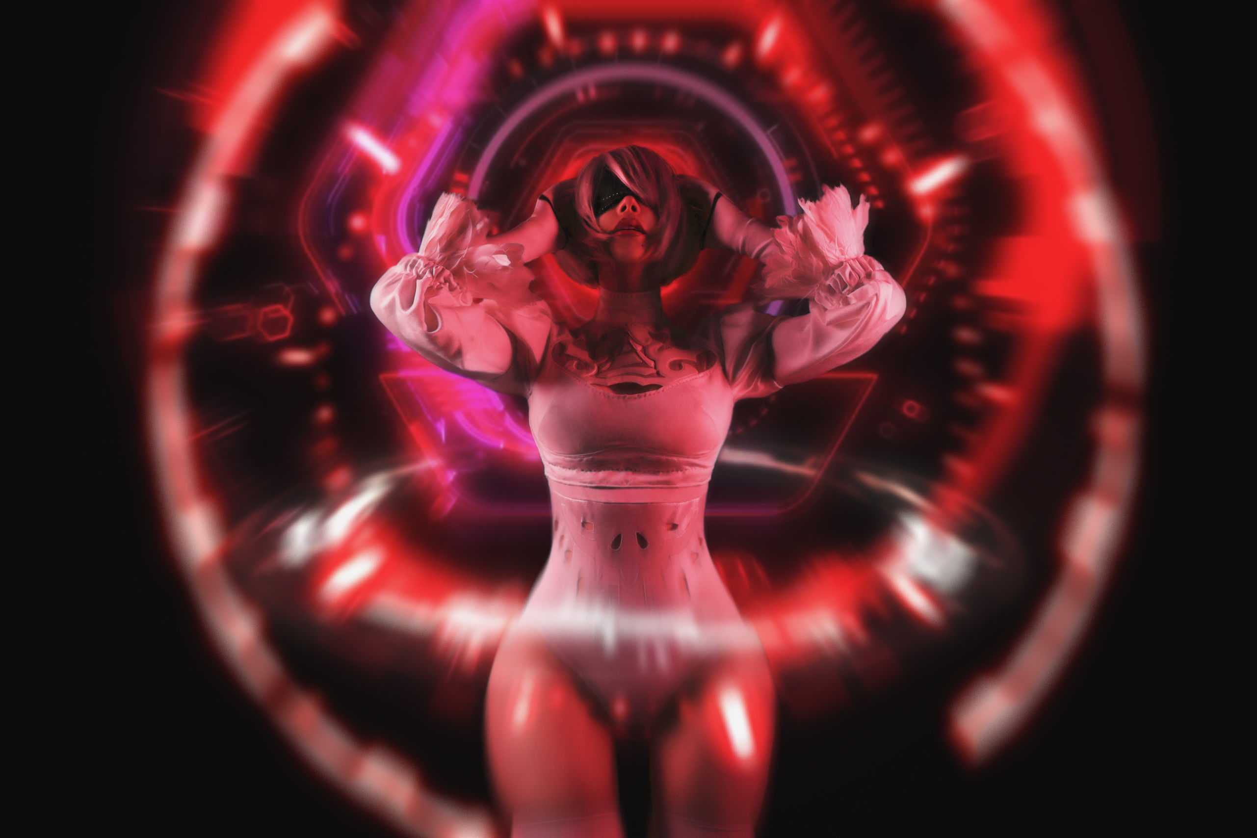 COS Welfare Foreign Beauty Sayathefox -2B White Dress