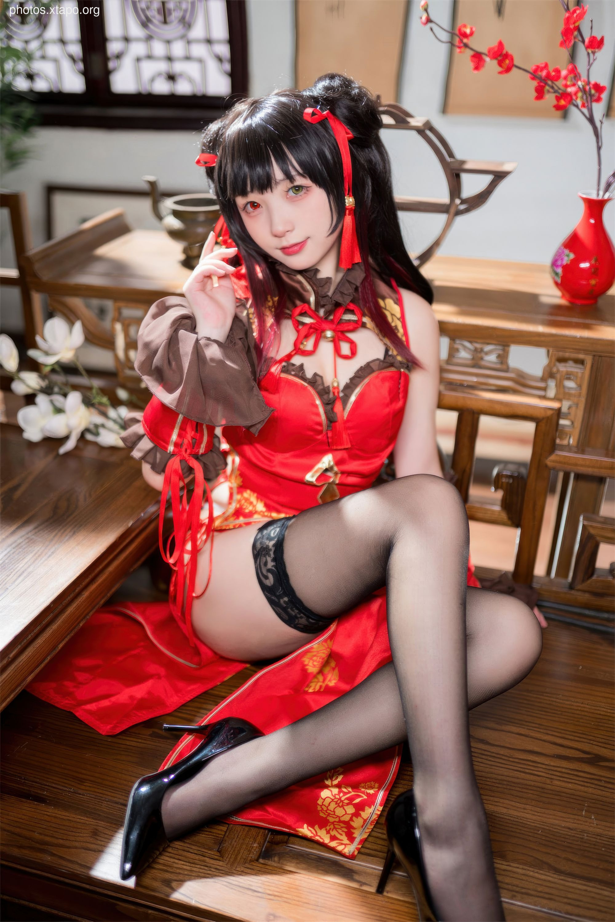 Flower Bell Tokisaki Kurumi Cheongsam 66P