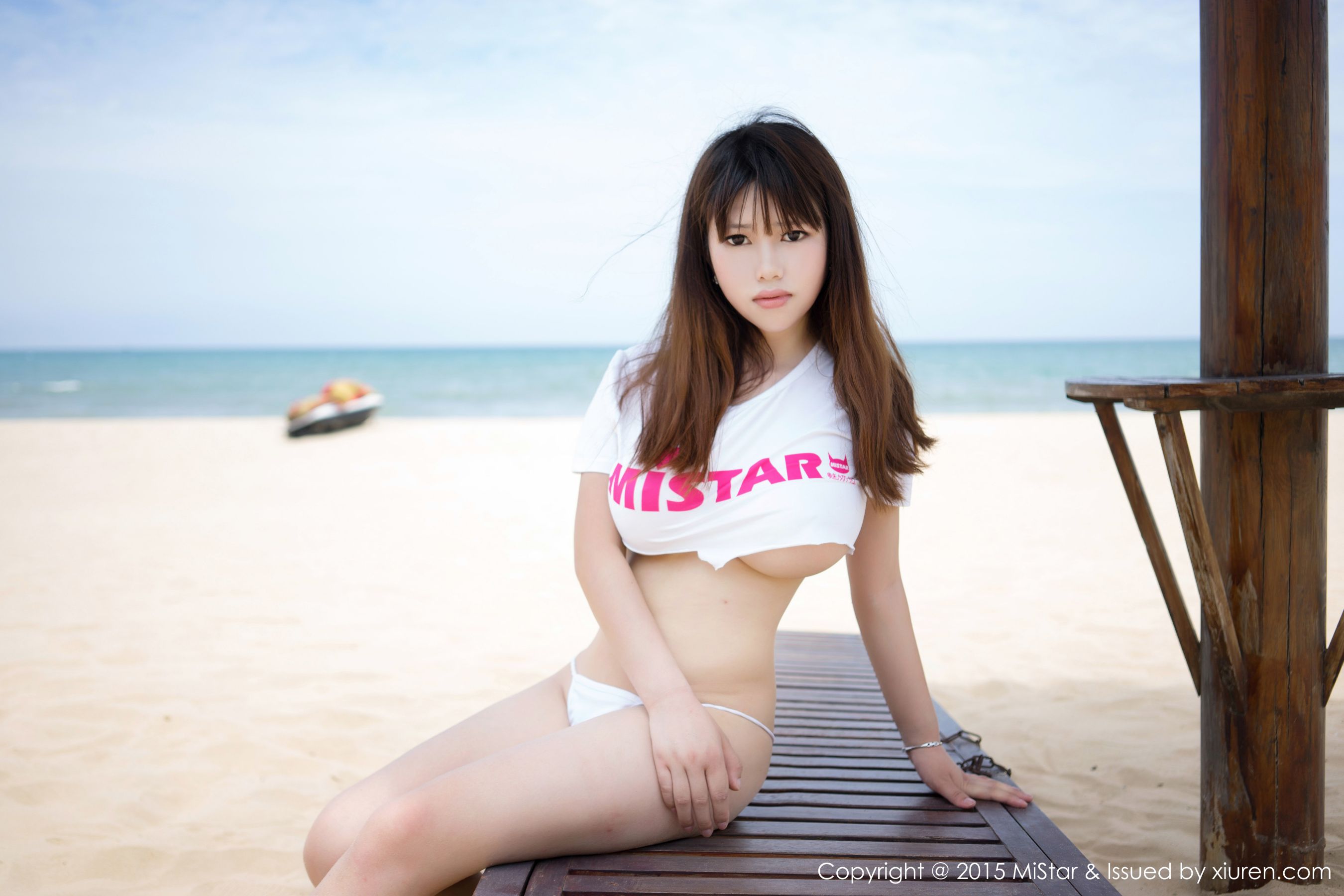 Ruisha Trista Perspective laceT -shirt Wet Body Meiyan Club MISTAR VOL.024