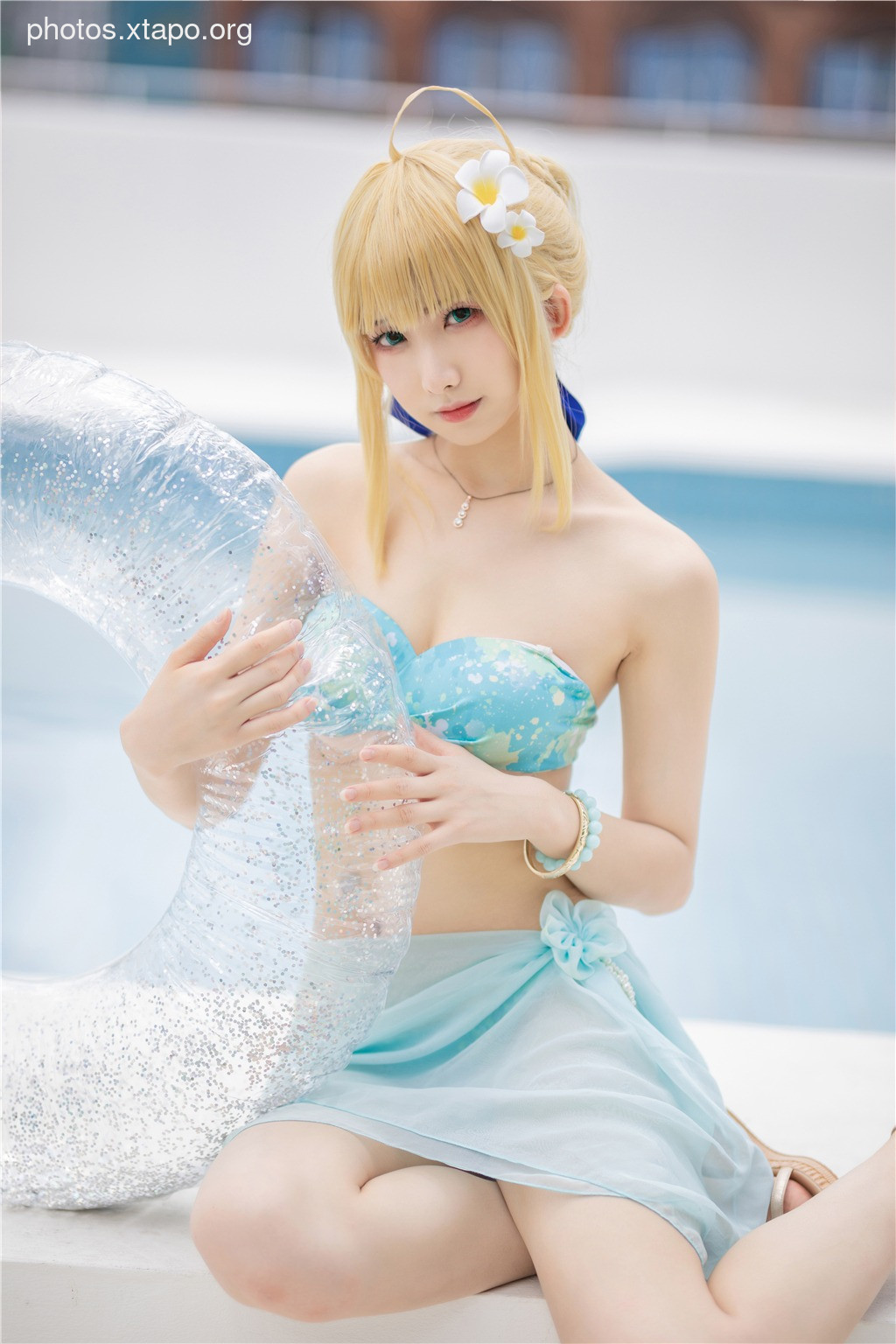 Frontier v - Artoria Pendragon Swimsuit 40P45M