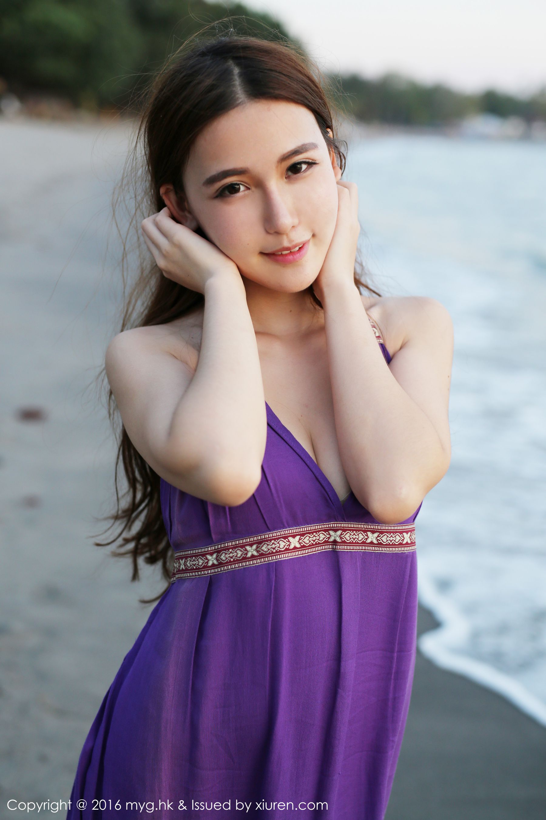 Xiongyu BOBO Longmu Island Travel Beach Beauty Fresh Series Miyuan Pavilion Mygirl VOL.191