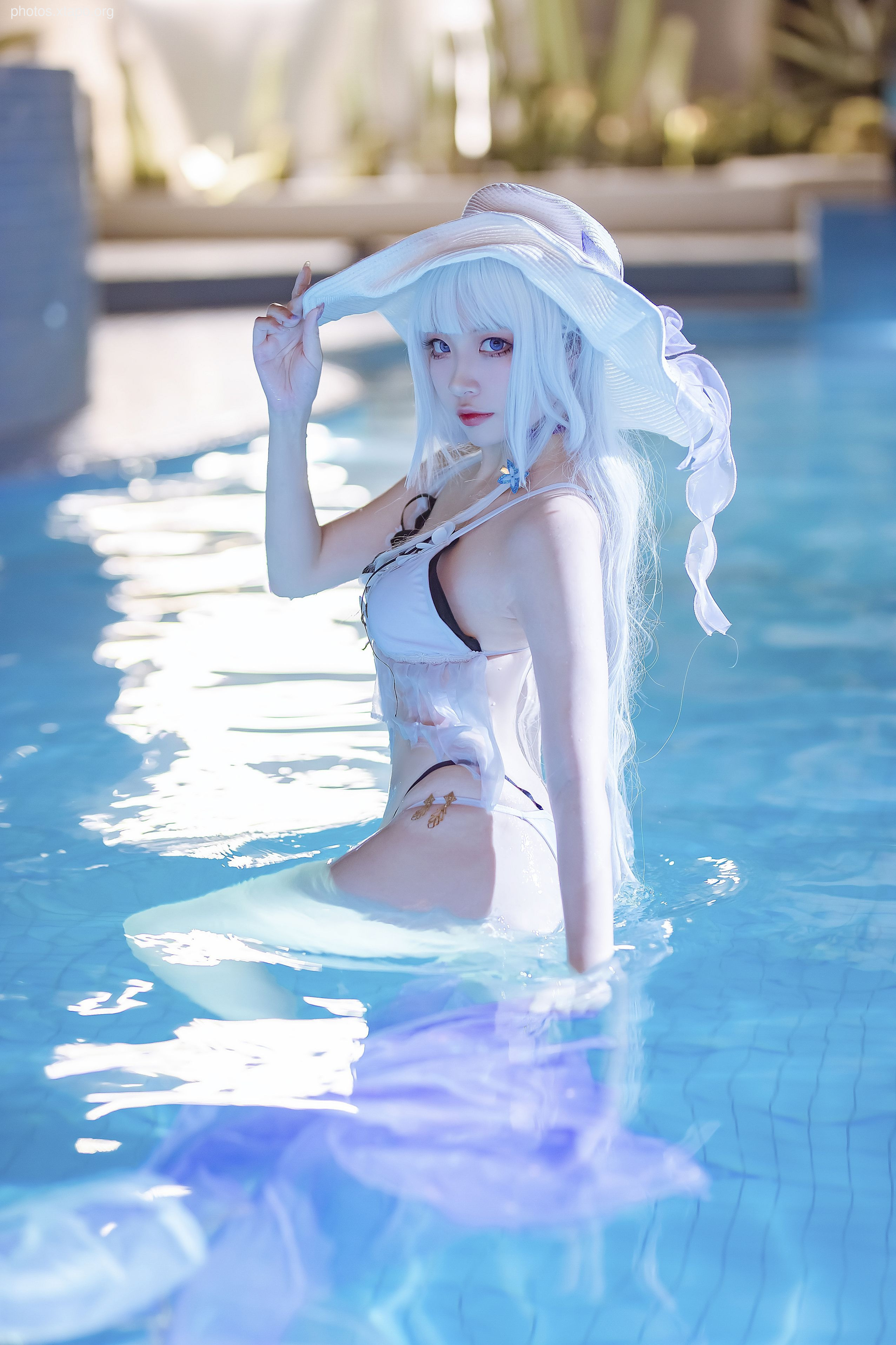 Erzuo Nisa Blue Right Swimsuit 39P-430MB