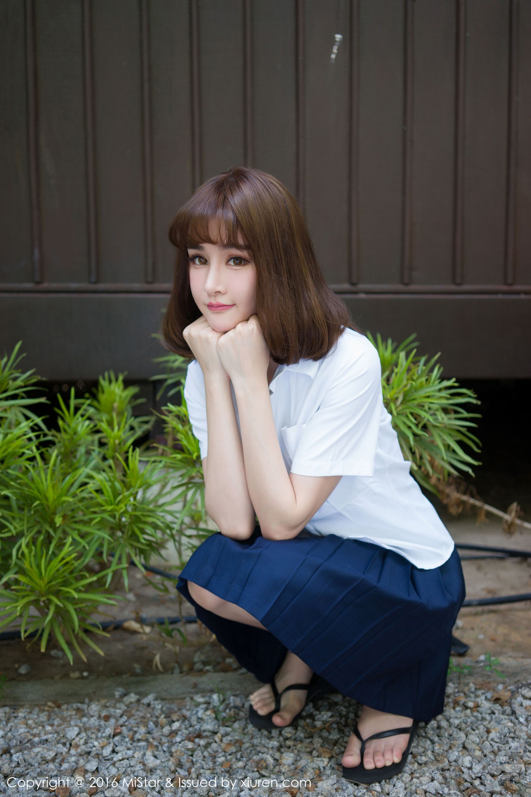 Cheryl Green Tree Langkawi Travel bikinischool uniform Meiyan Club Mistar Vol.076