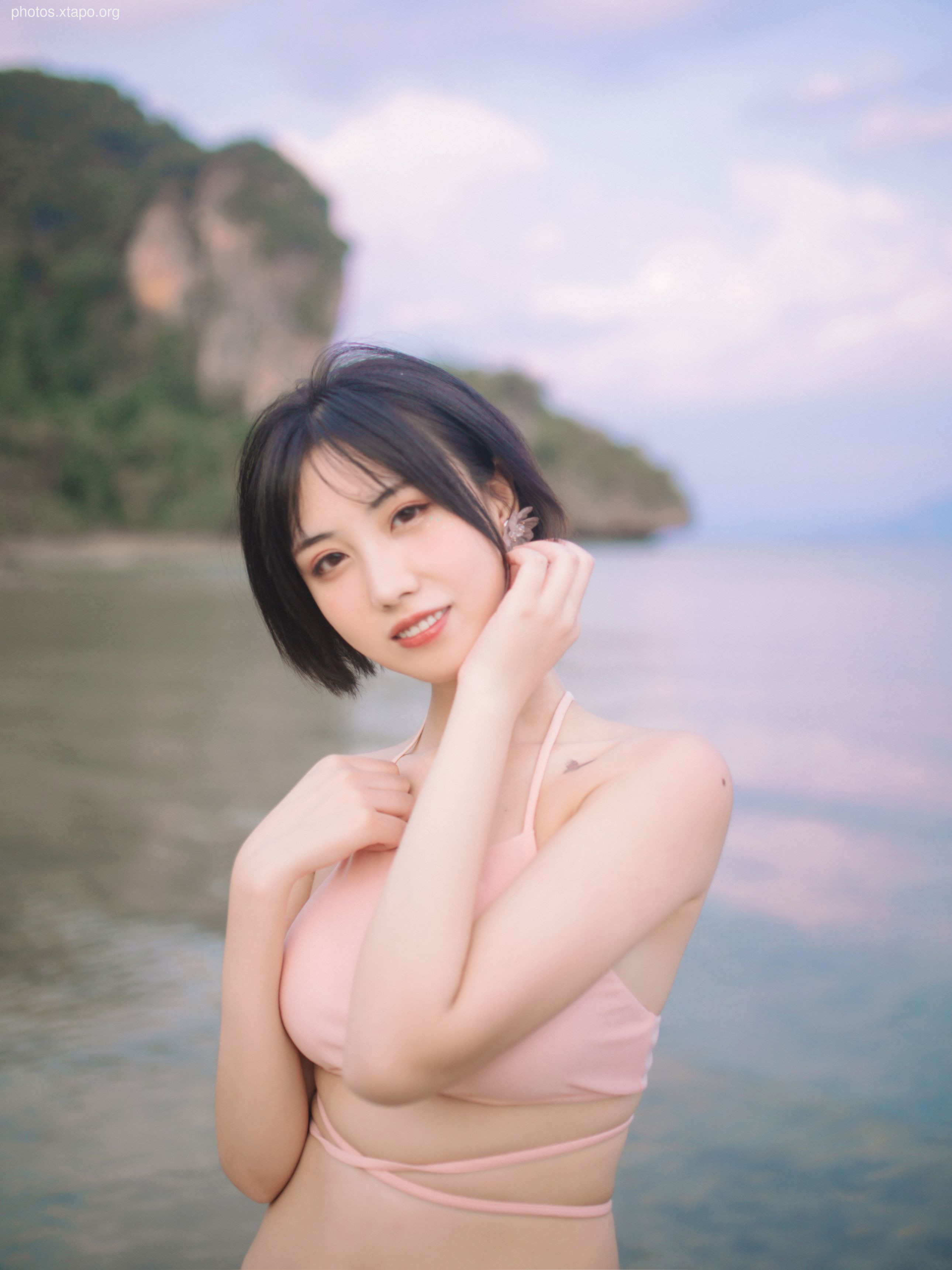 No.020 pink swimsuit 30p-235MB