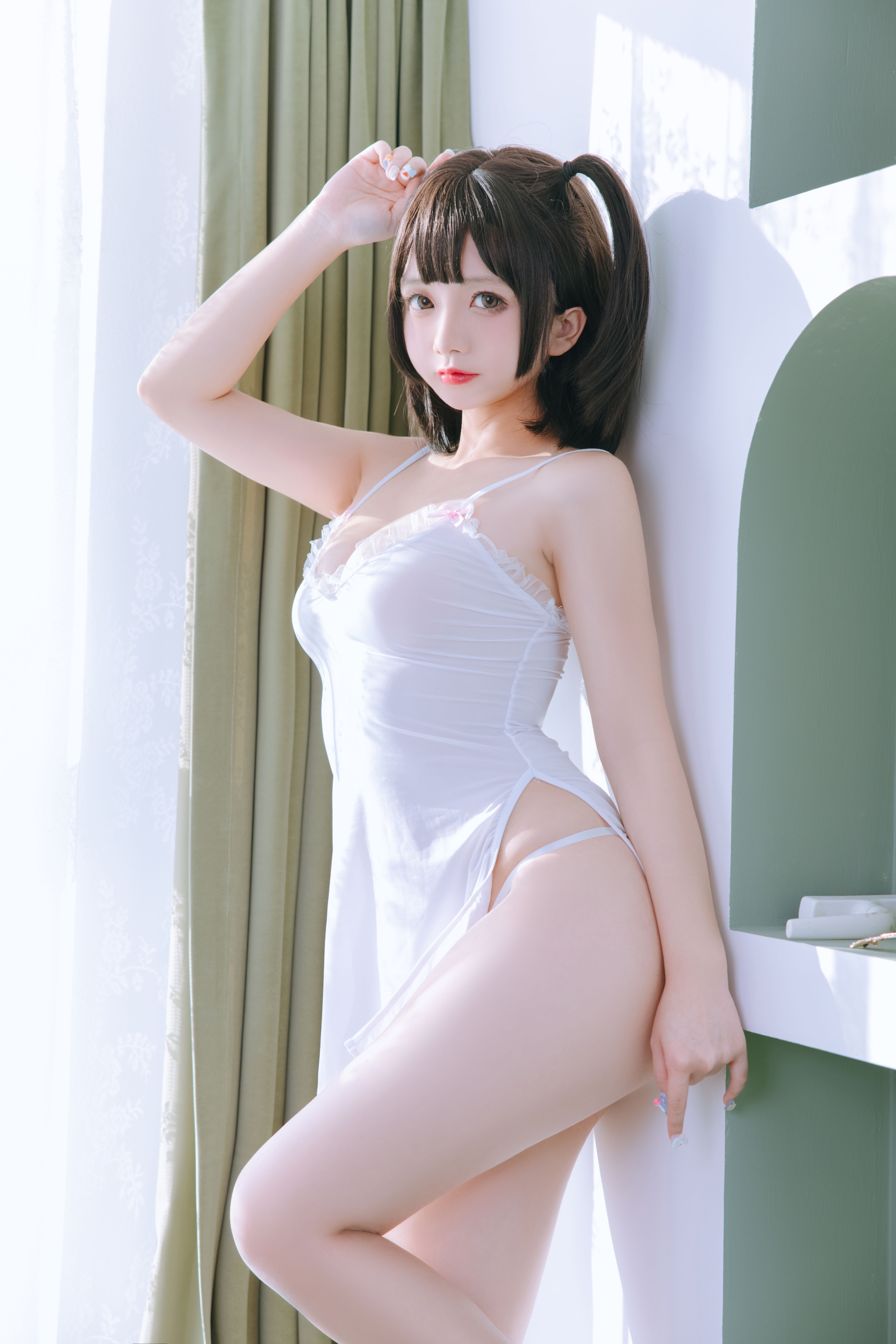 Rina Jiao -Wet Body Little White Skirt 97P -1.06GB