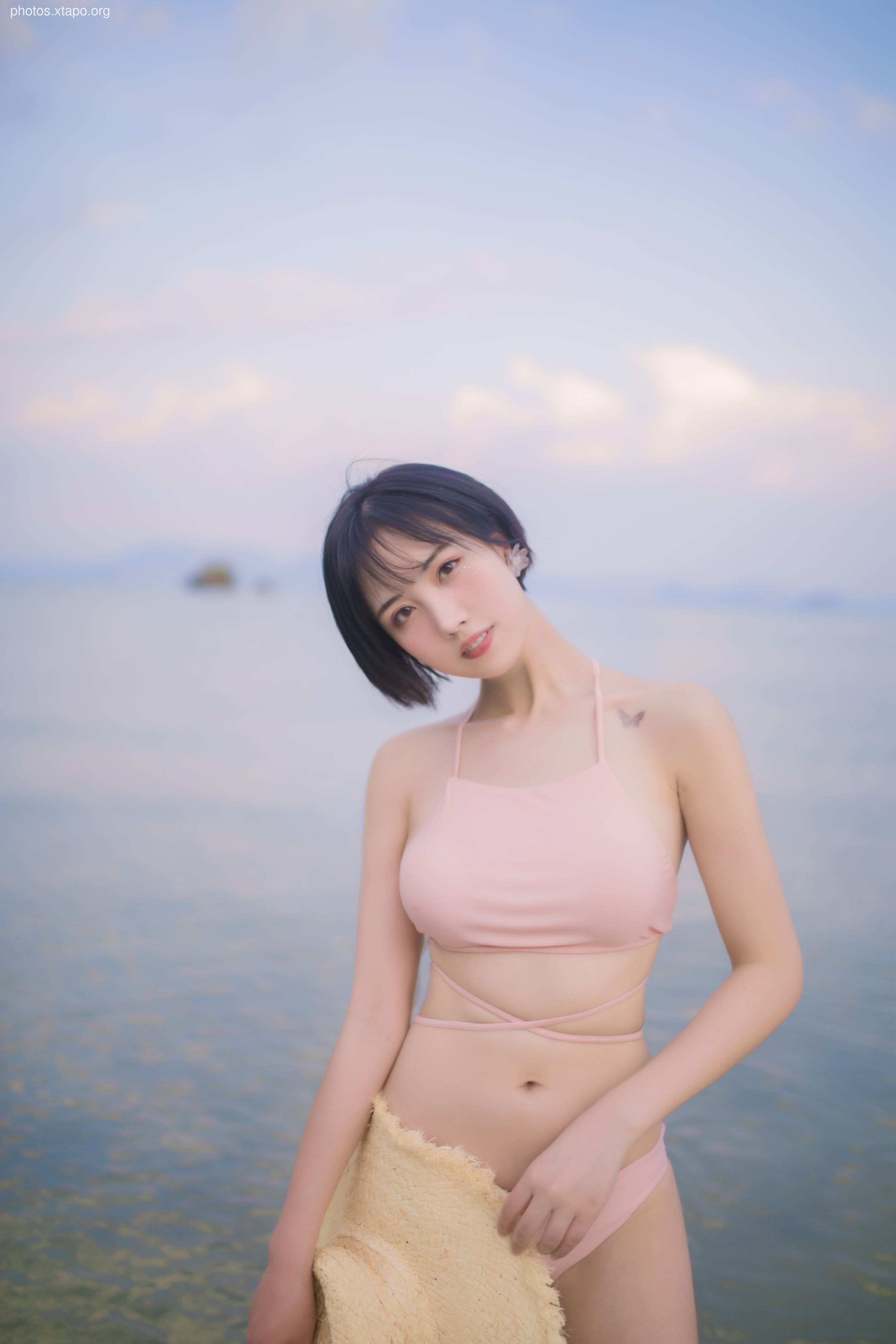 No.020 pink swimsuit 30p-235MB