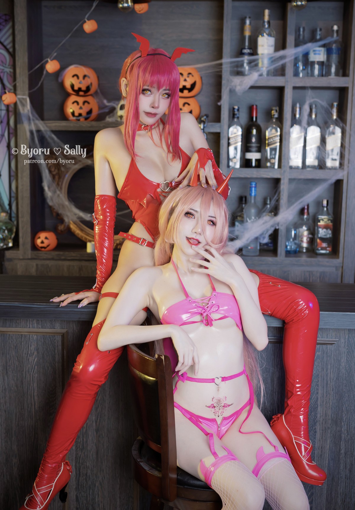 Cosplay Loli Byoru Sally Dora Snow : Makima x Power