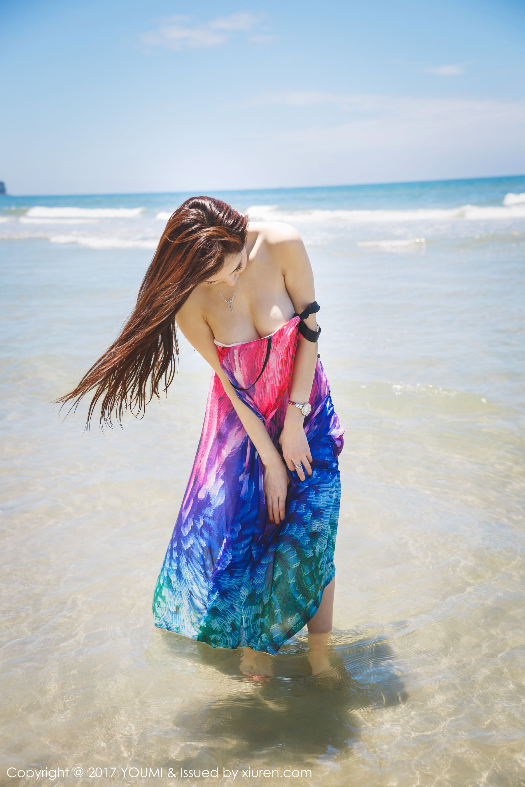 Tuquan Yuan Dwarf Poor Beach BikiniCharm Long Skirt Youmihui Youmi Vol.029