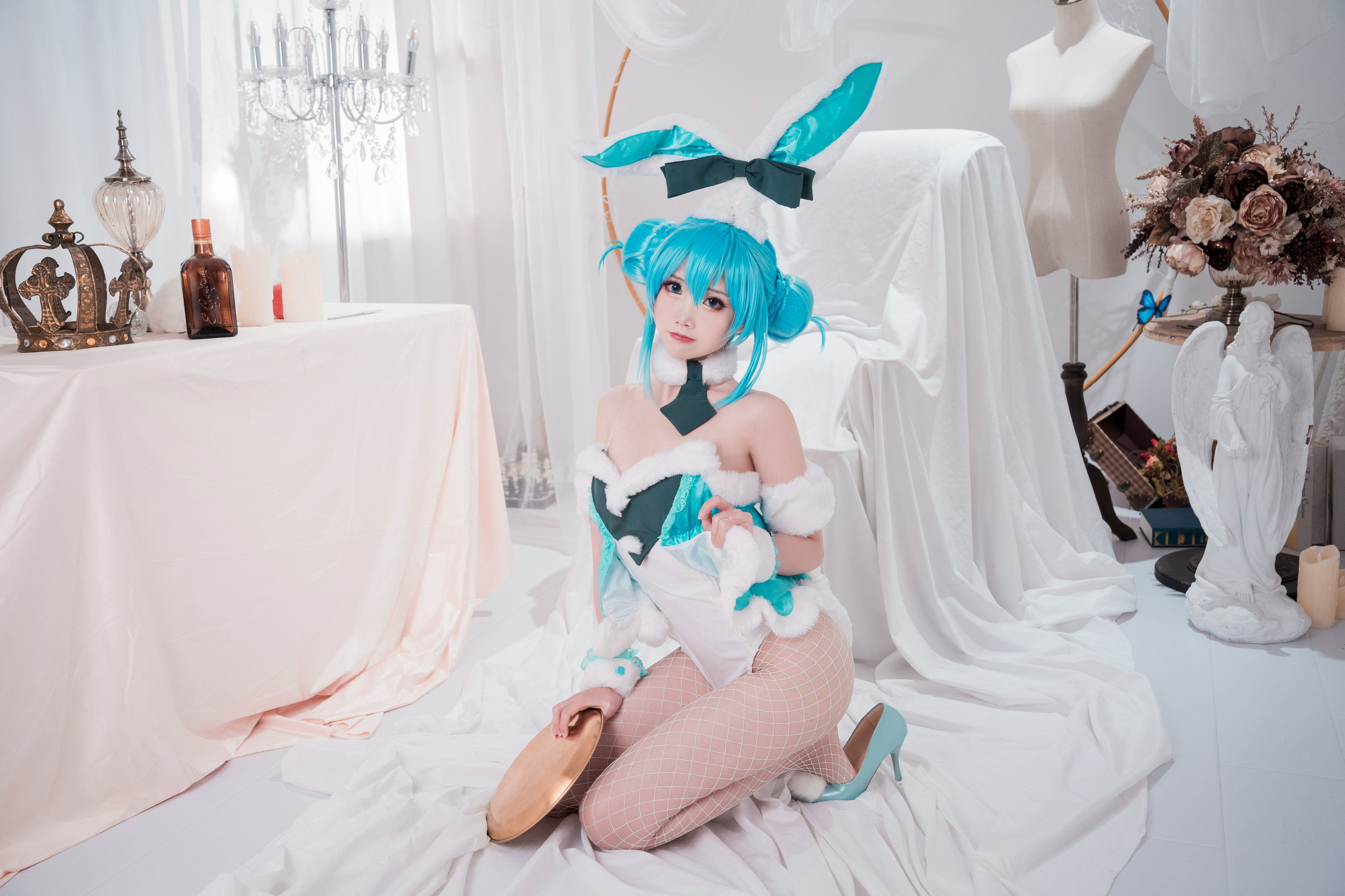 Net Red Coser Cute Popular Coser Noodle Cake Fairy -Hatsune Miku Girl