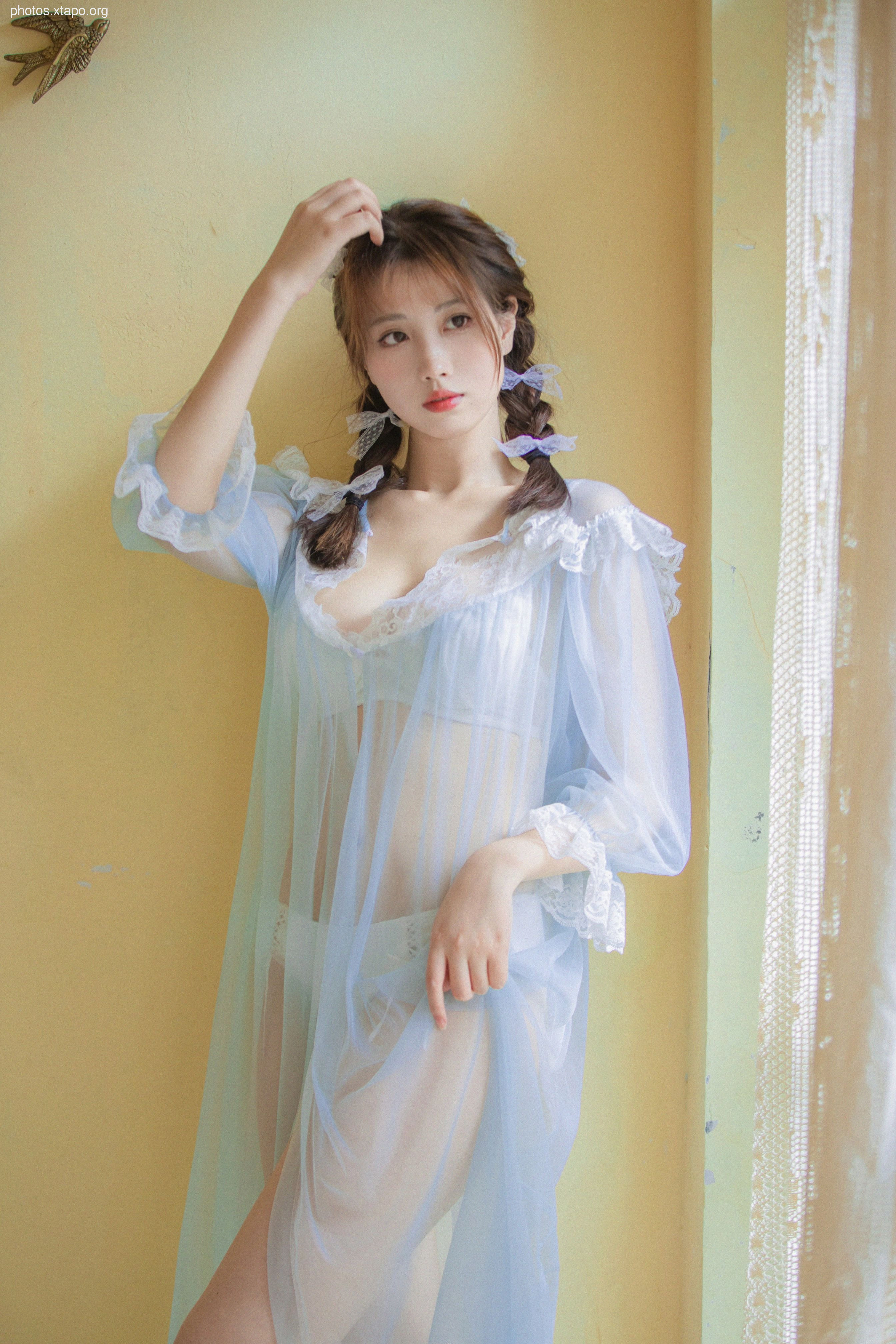 NO.022 Blue gauze 40p-596MB