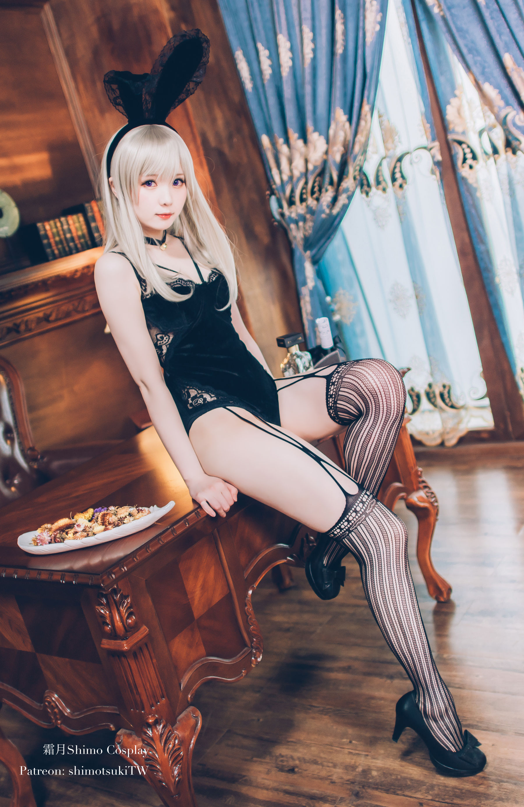 [COS Welfare] Weibo Girl Paper Cream SHIMO -Black Rabbit