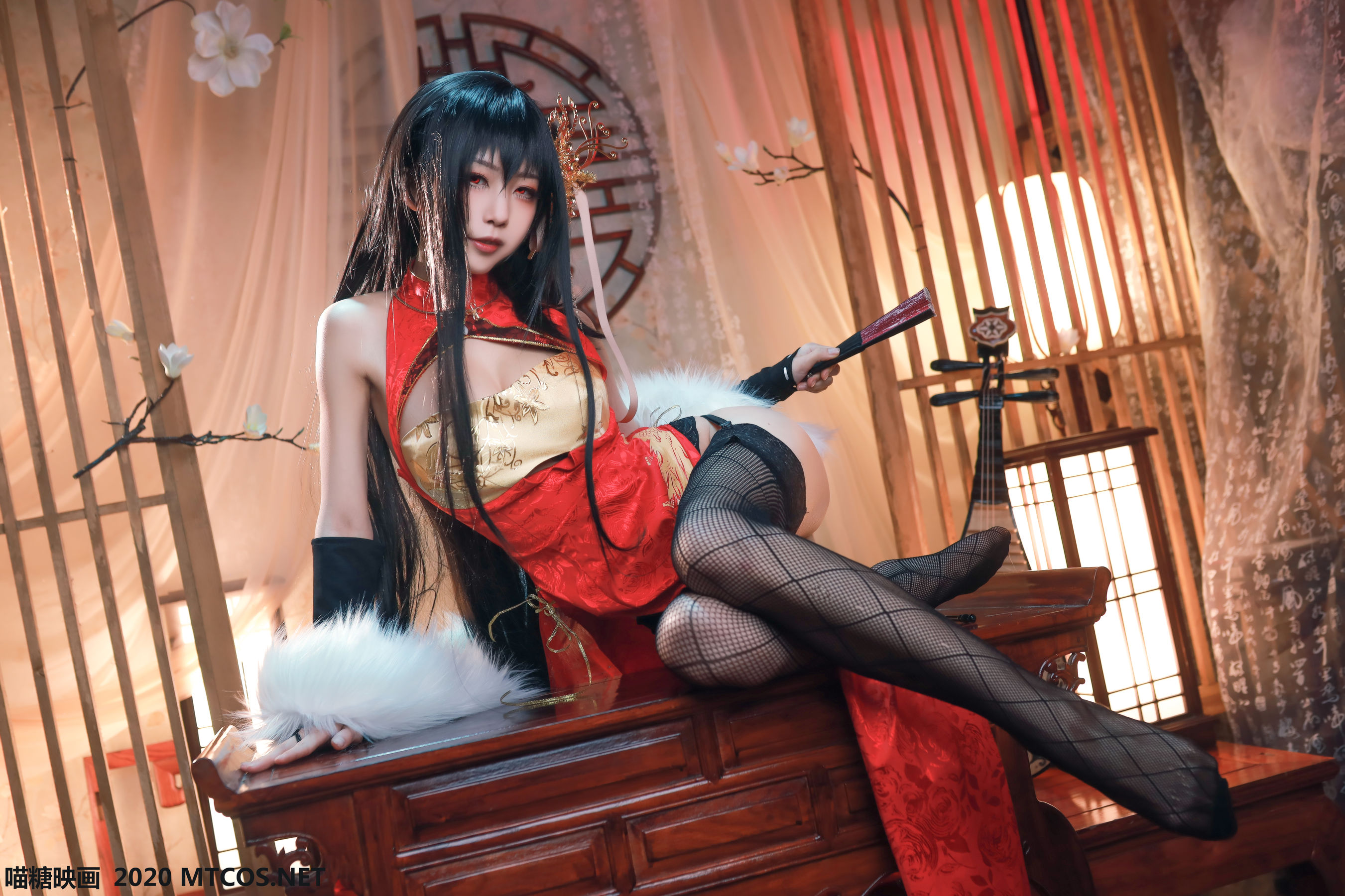 Meow Sugar Painting HML.004 Shuimiao Aqua Shuimiao Dafeng Cheongsam Cheongsam