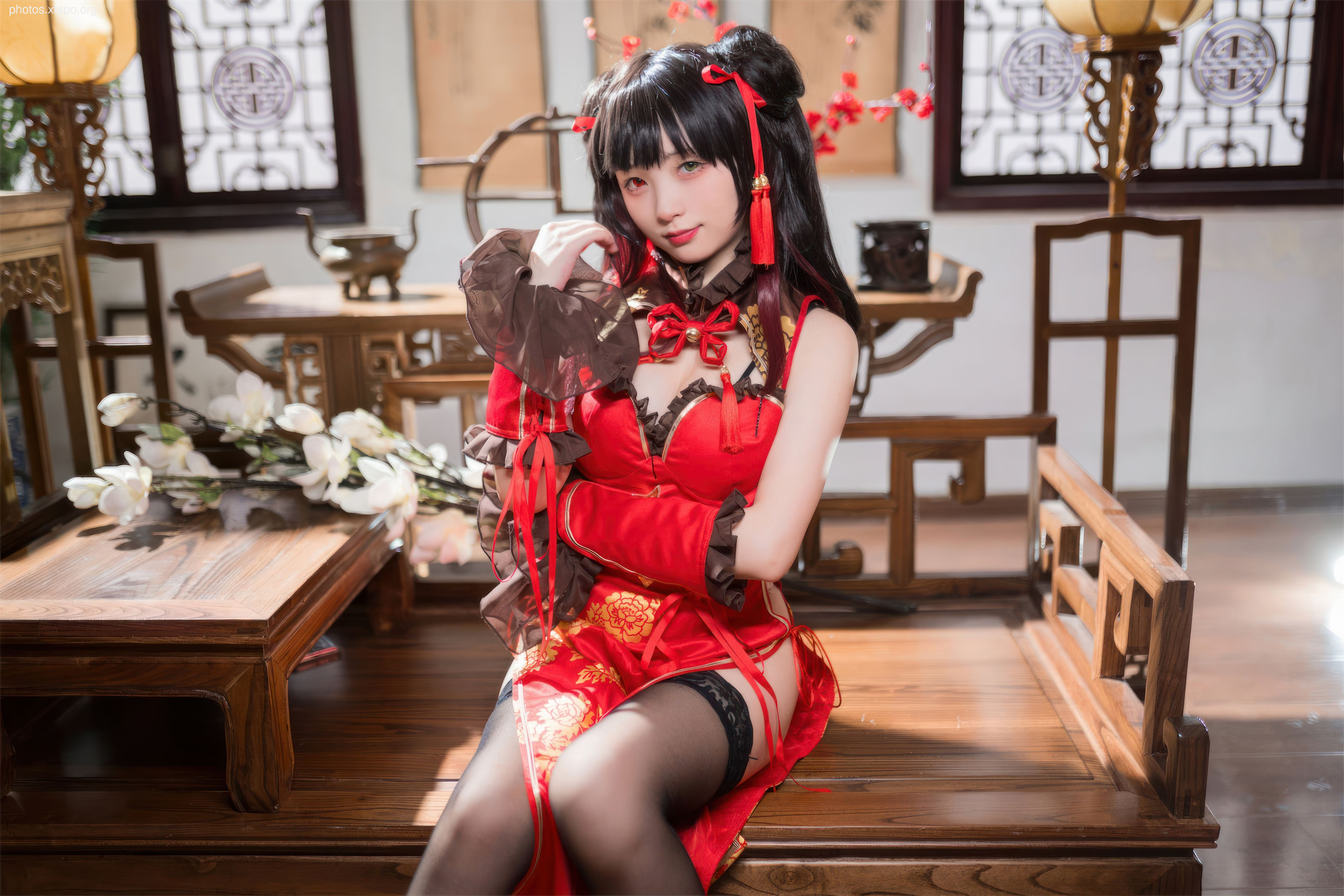 Flower Bell Tokisaki Kurumi Cheongsam 66P