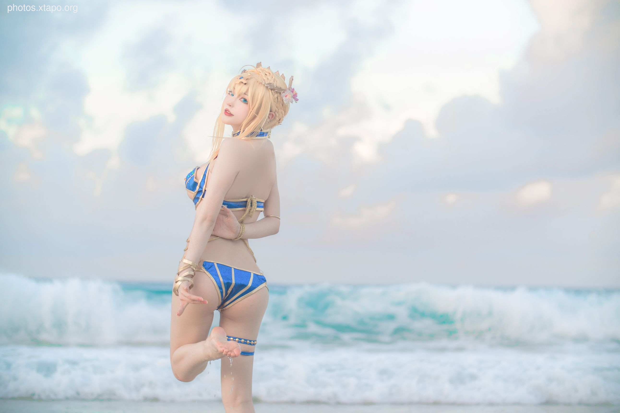 NO.029 White Gun Swimsuit 48P-257MB