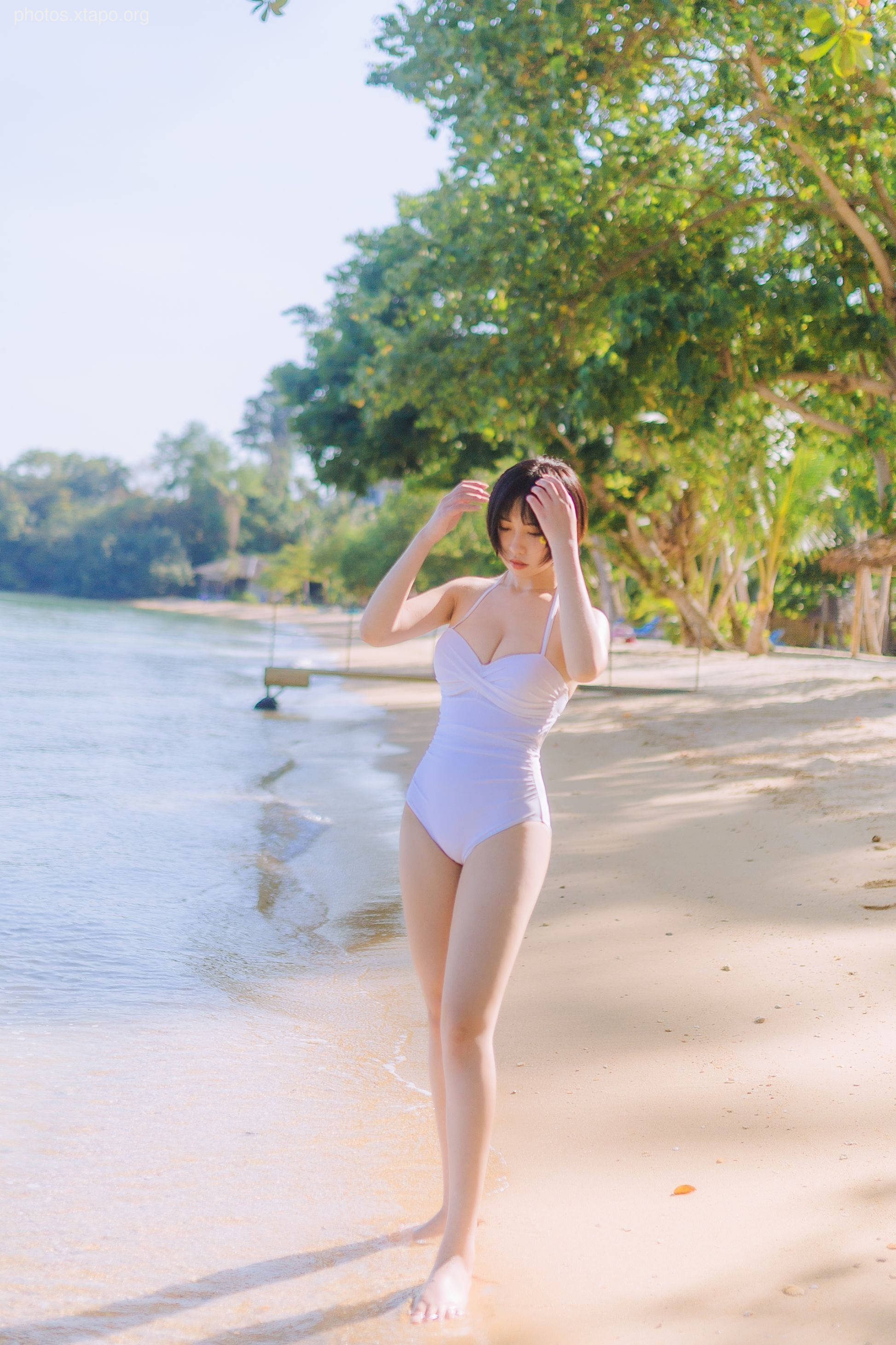 NO.017 White Swimsuit 30p-270MB