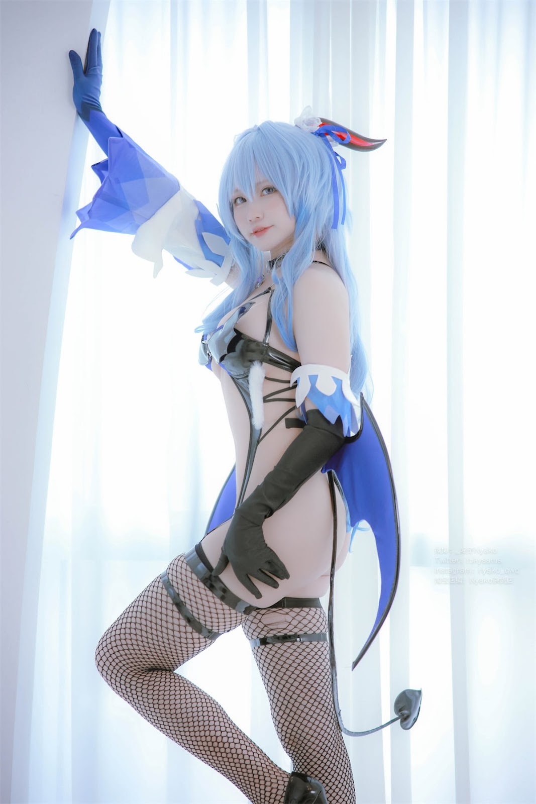 Cosplay Nyako Miaozi Genshin Ganyu Succubus