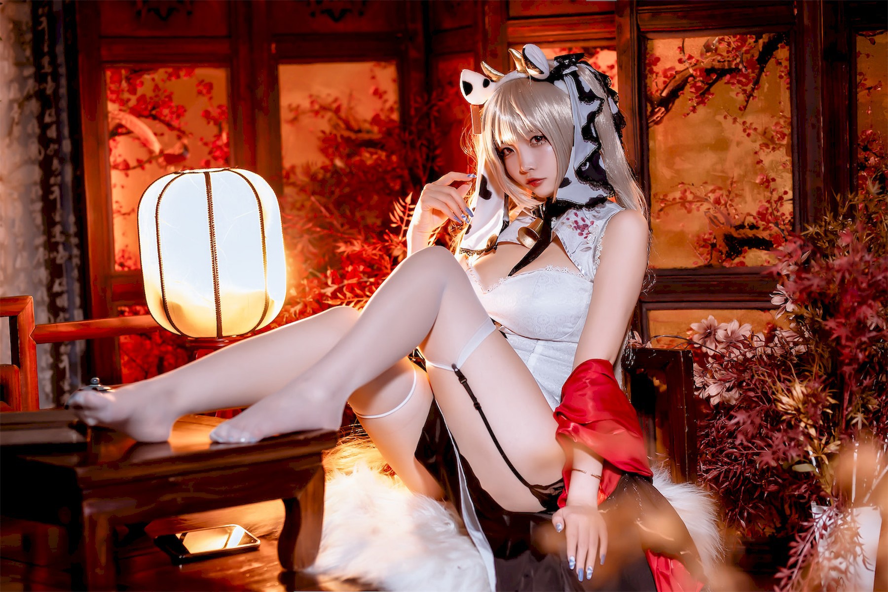 Cosplay Nisa Azur Lane Awesome Cheongsam