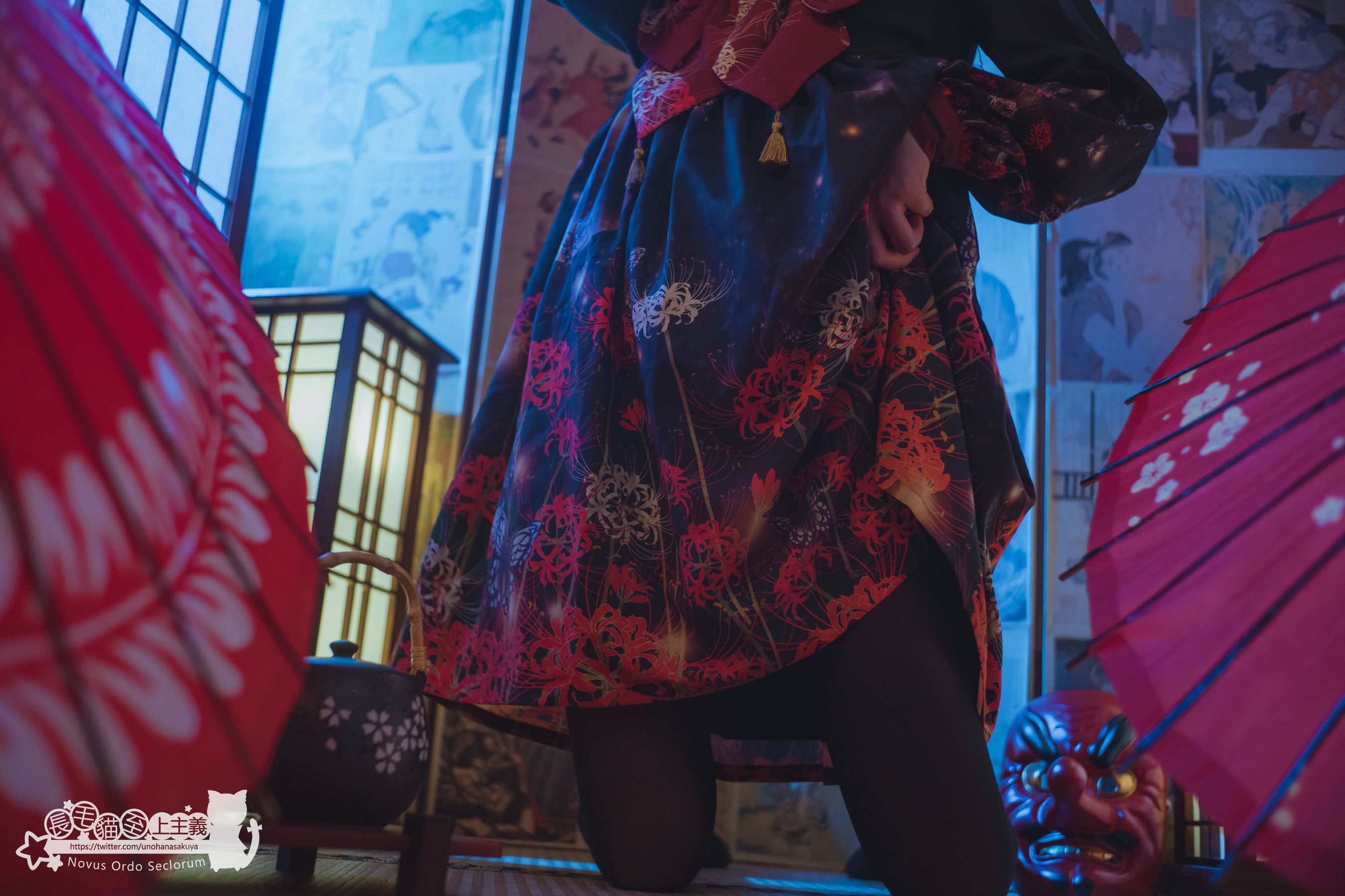 Welfare COS Waiser Kagiki Rin Rin Rin Josei -On the night when cluster amaryllis blooms