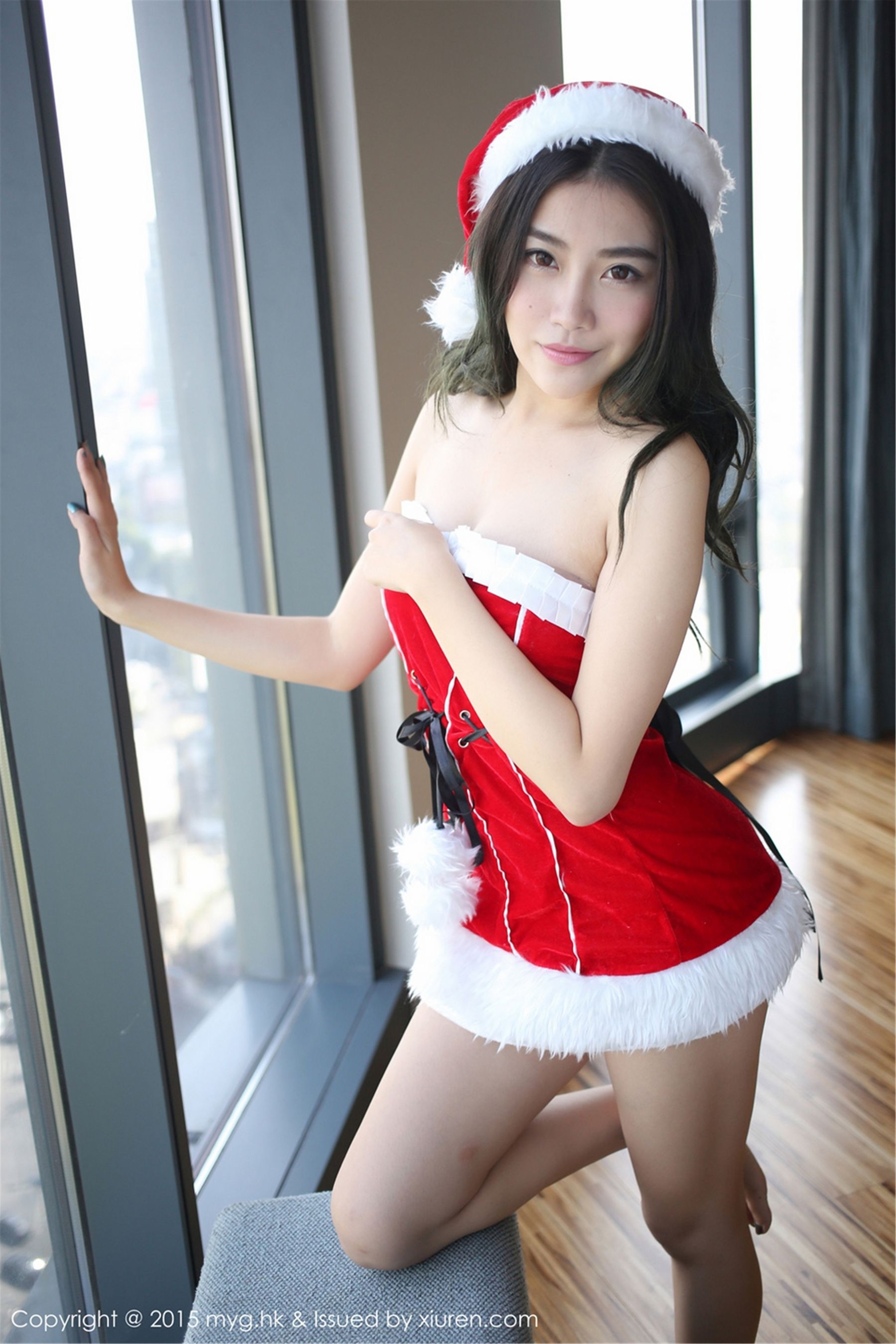 Promise Sabrina Thailand Travel sexy underwearChristmas costume Miyuan Pavilion MyGirl VOL.090