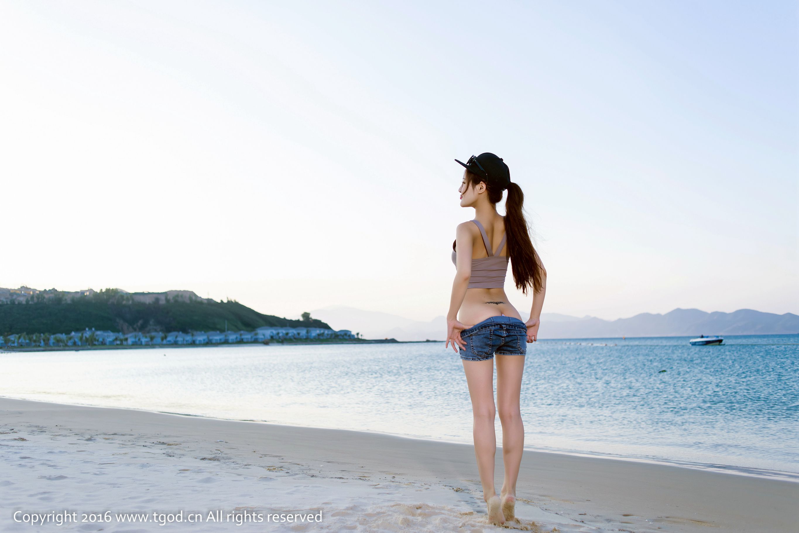 ABBY Wang Qiaoen Vietnamese Nha Traveled Trip Temperament Goddess Mengmei Push Goddess TGOD