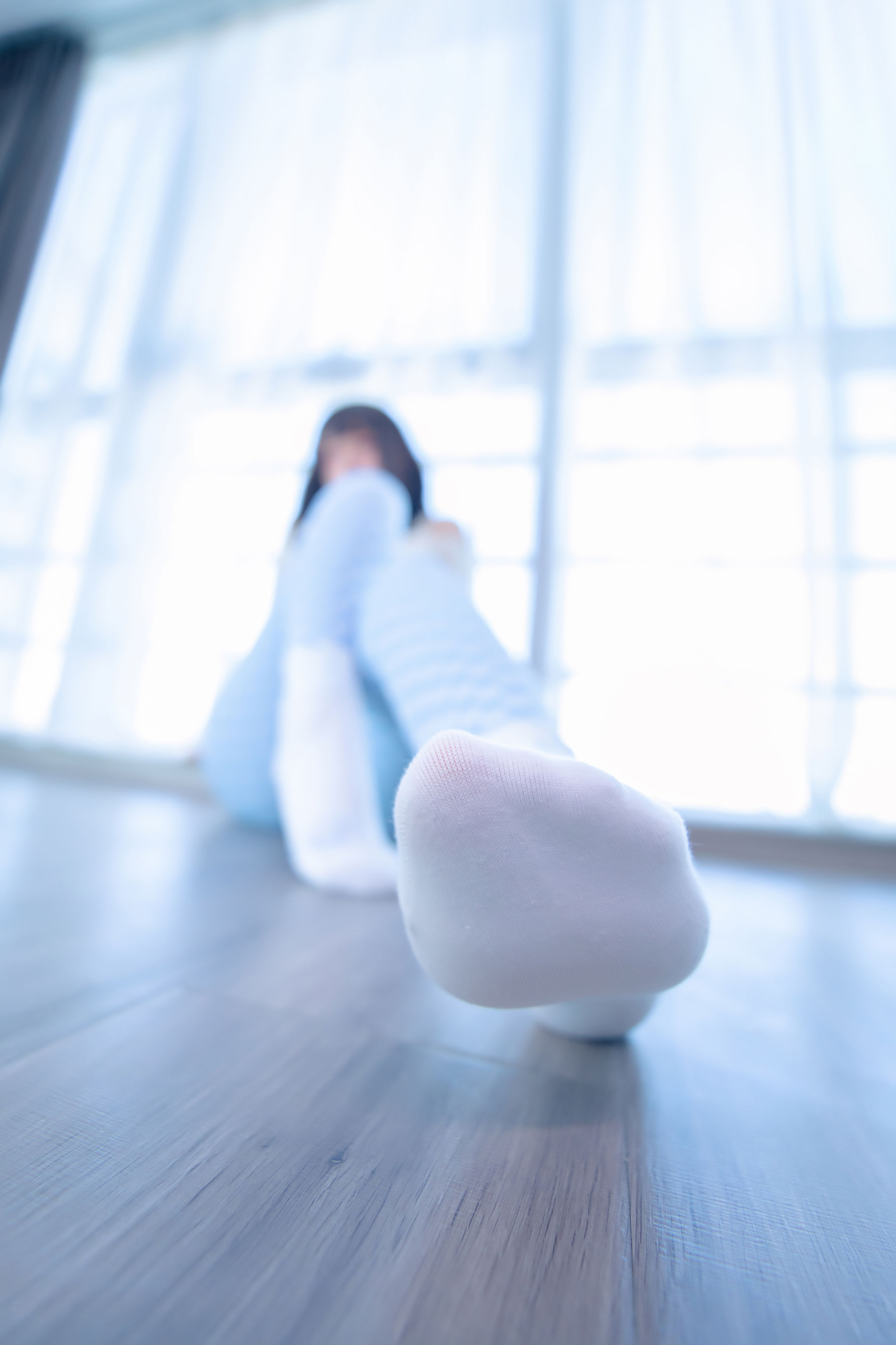 Welfare COS Lolita Shenli Banzhen Winter -Blue and White Grid