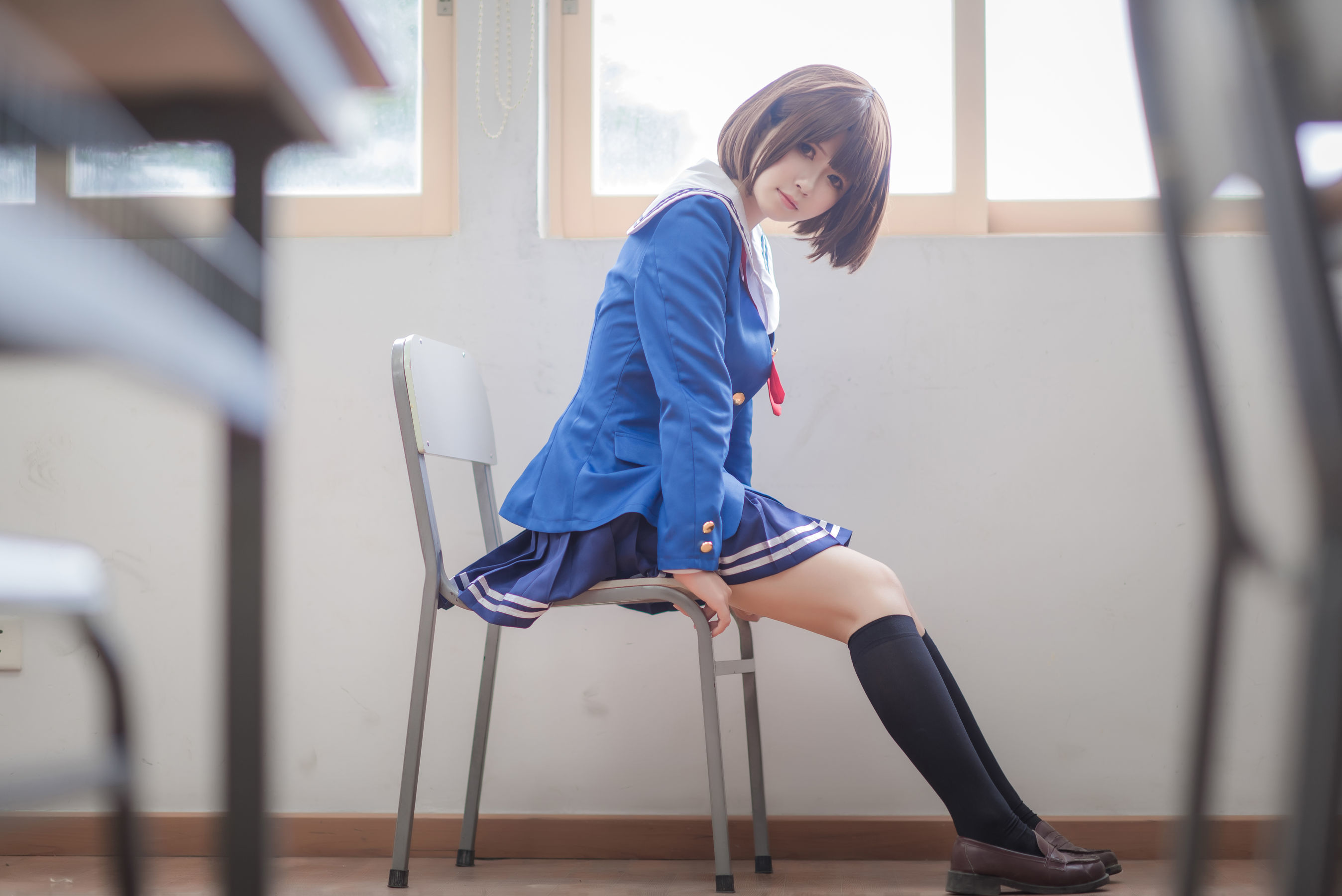 Loli cos Platinum Saki -School Uniform