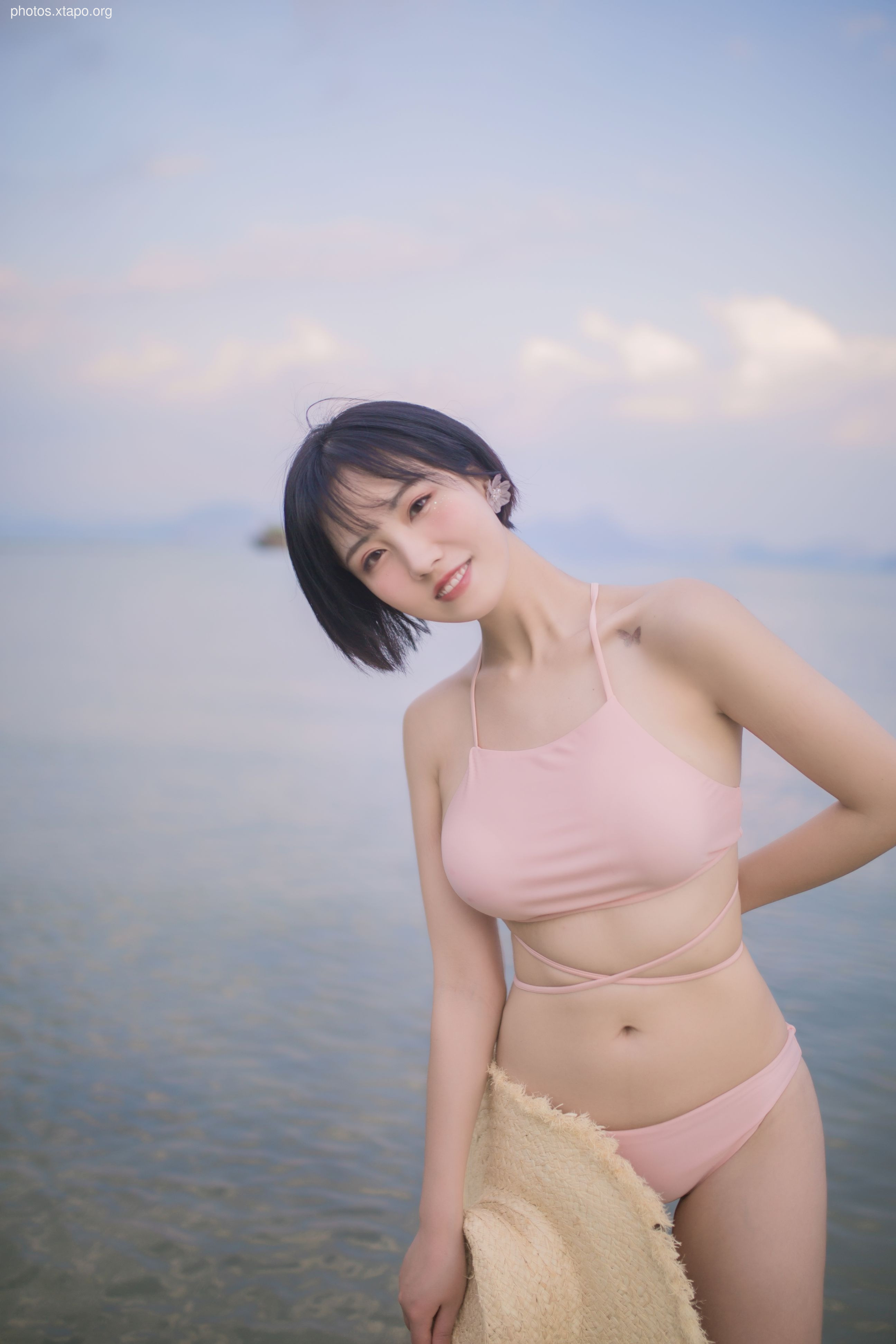 No.020 pink swimsuit 30p-235MB